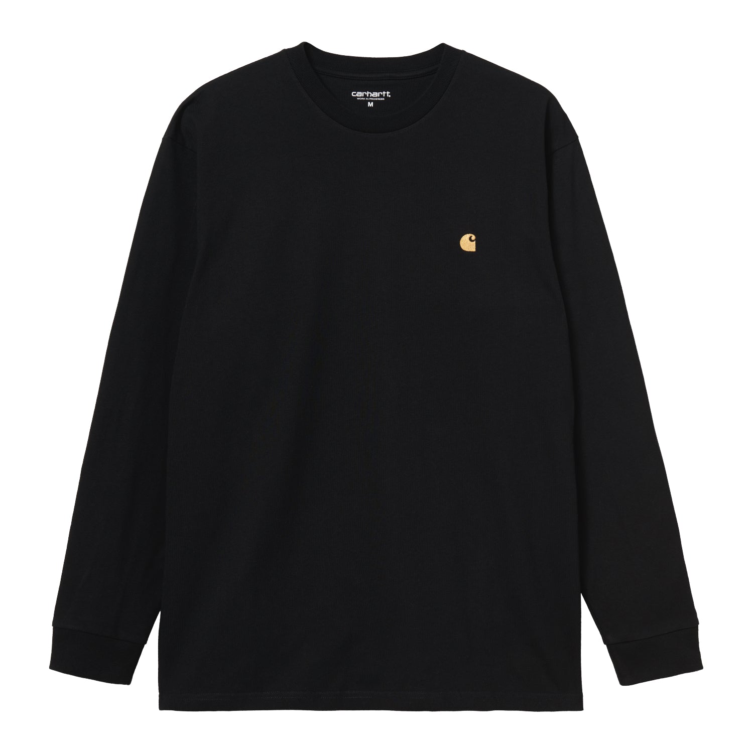 L/S CHASE T-SHIRT  - Black / Gold