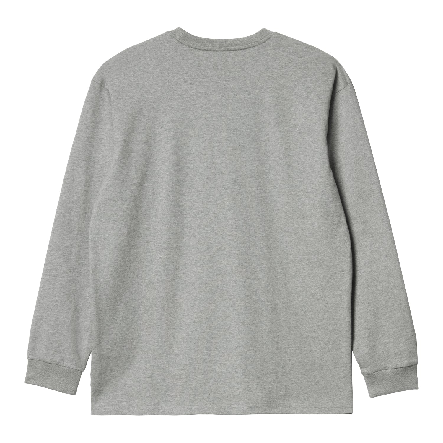 L/S CHASE T-SHIRT - Grey Heather / Gold 2