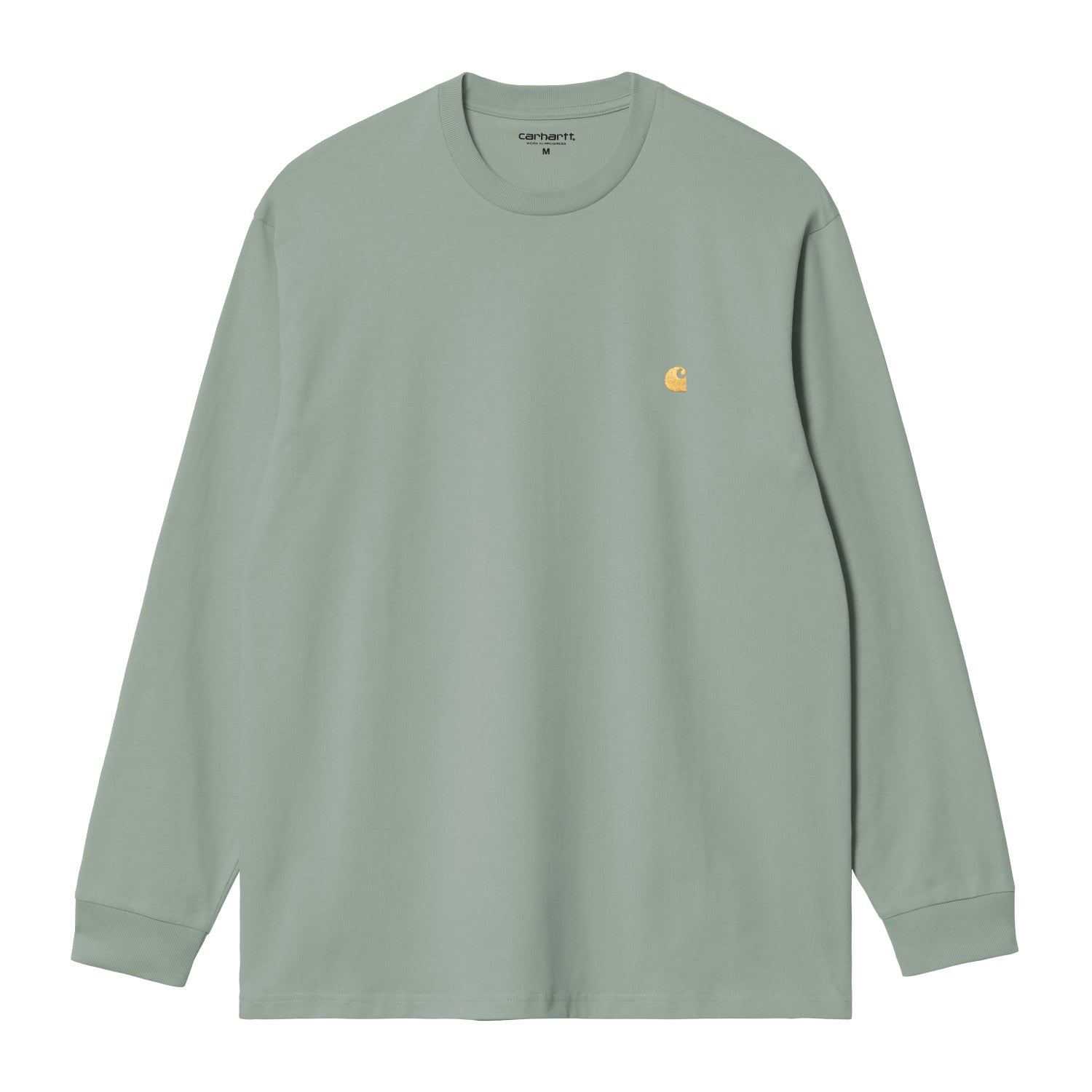 L/S CHASE T-SHIRT - Frosted Green / Gold