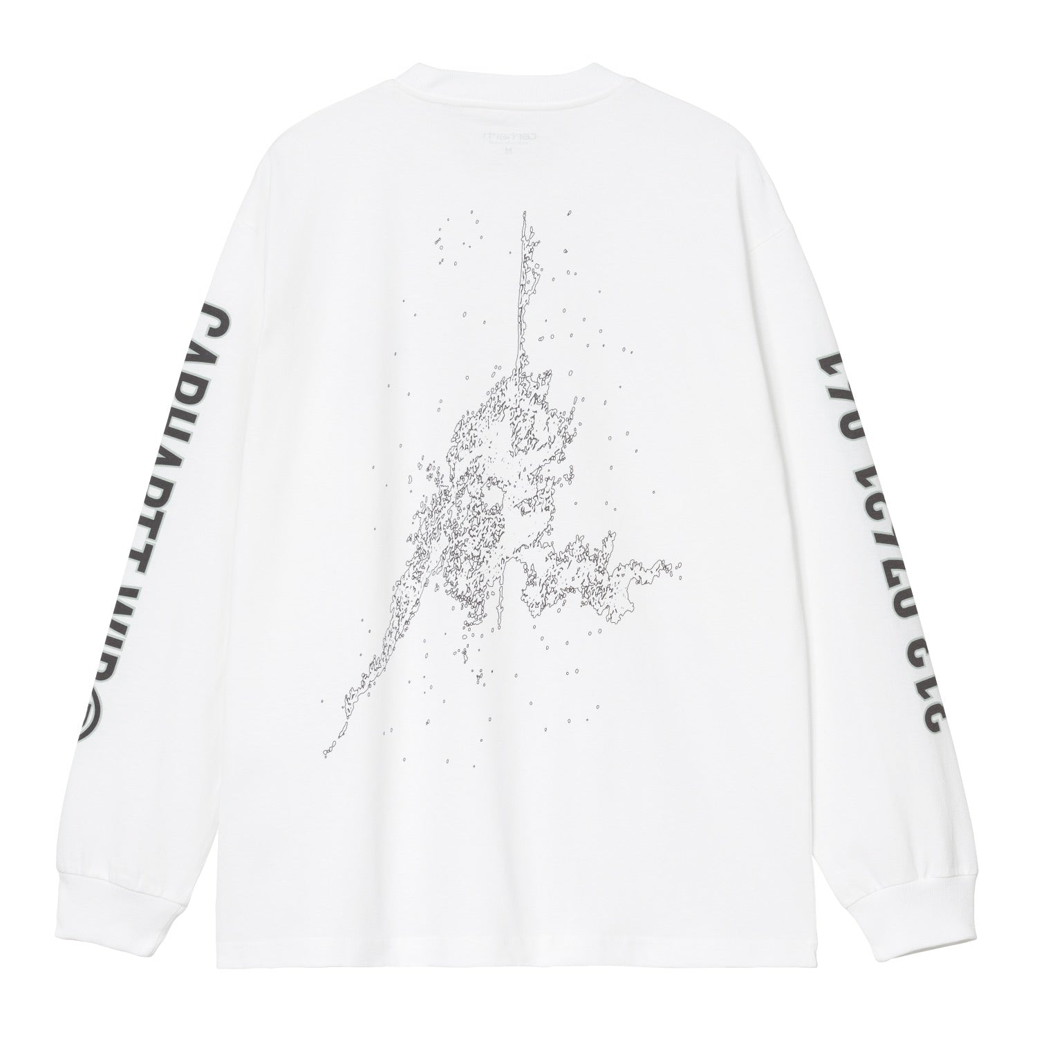 L/S COORDINATE T-SHIRT - White