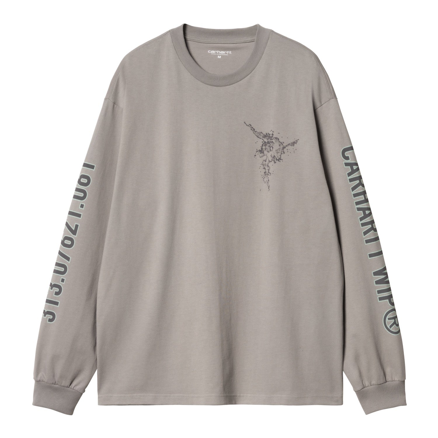 L/S COORDINATE T-SHIRT - Misty Grey