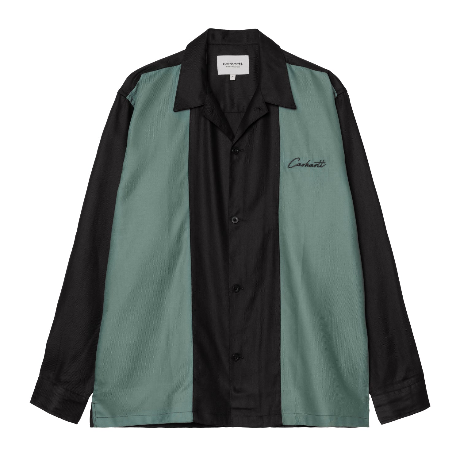 L/S DELANEY SHIRT - Black / Silver Pine 1