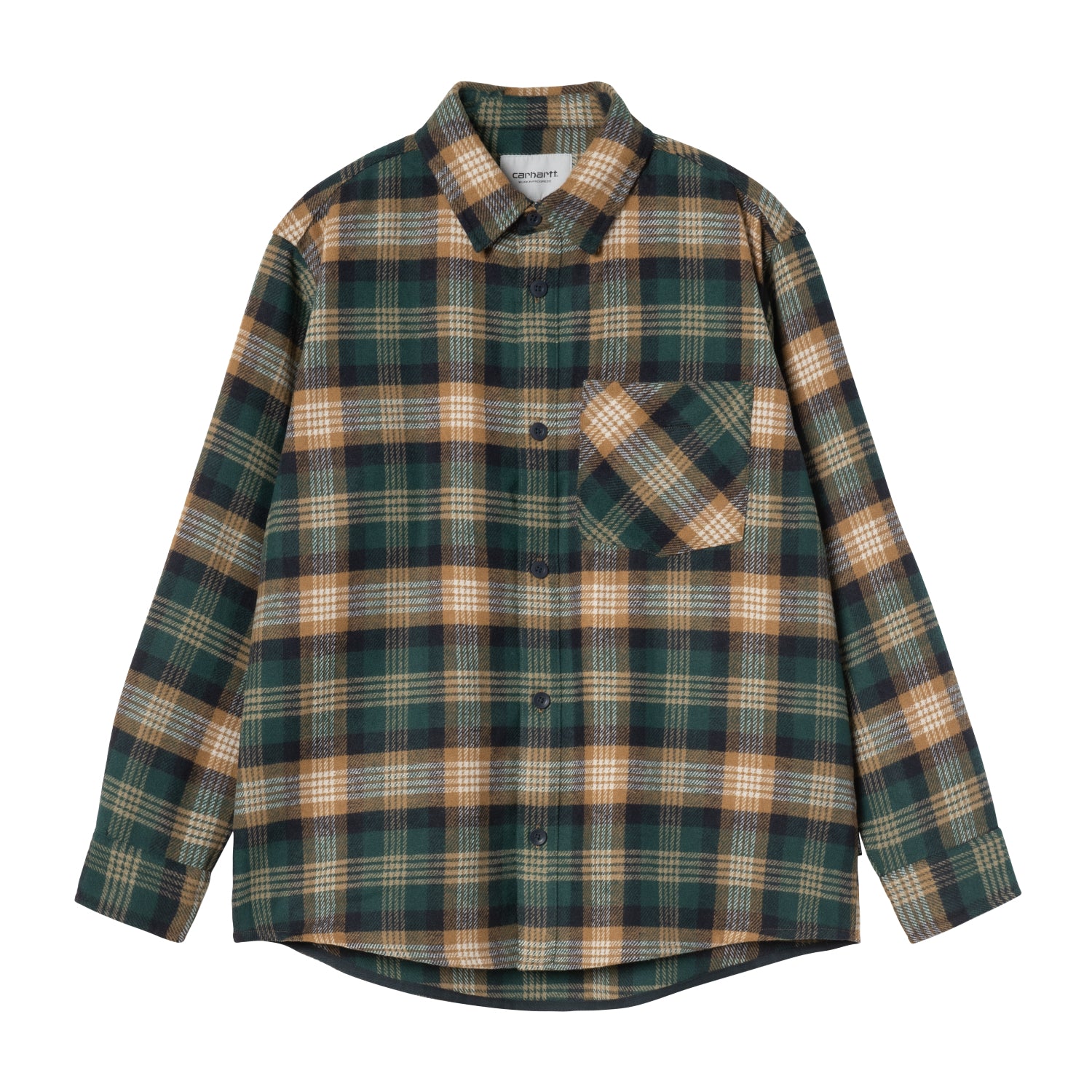 L/S DERN SHIRT  - Dern Check, Hamilton Brown