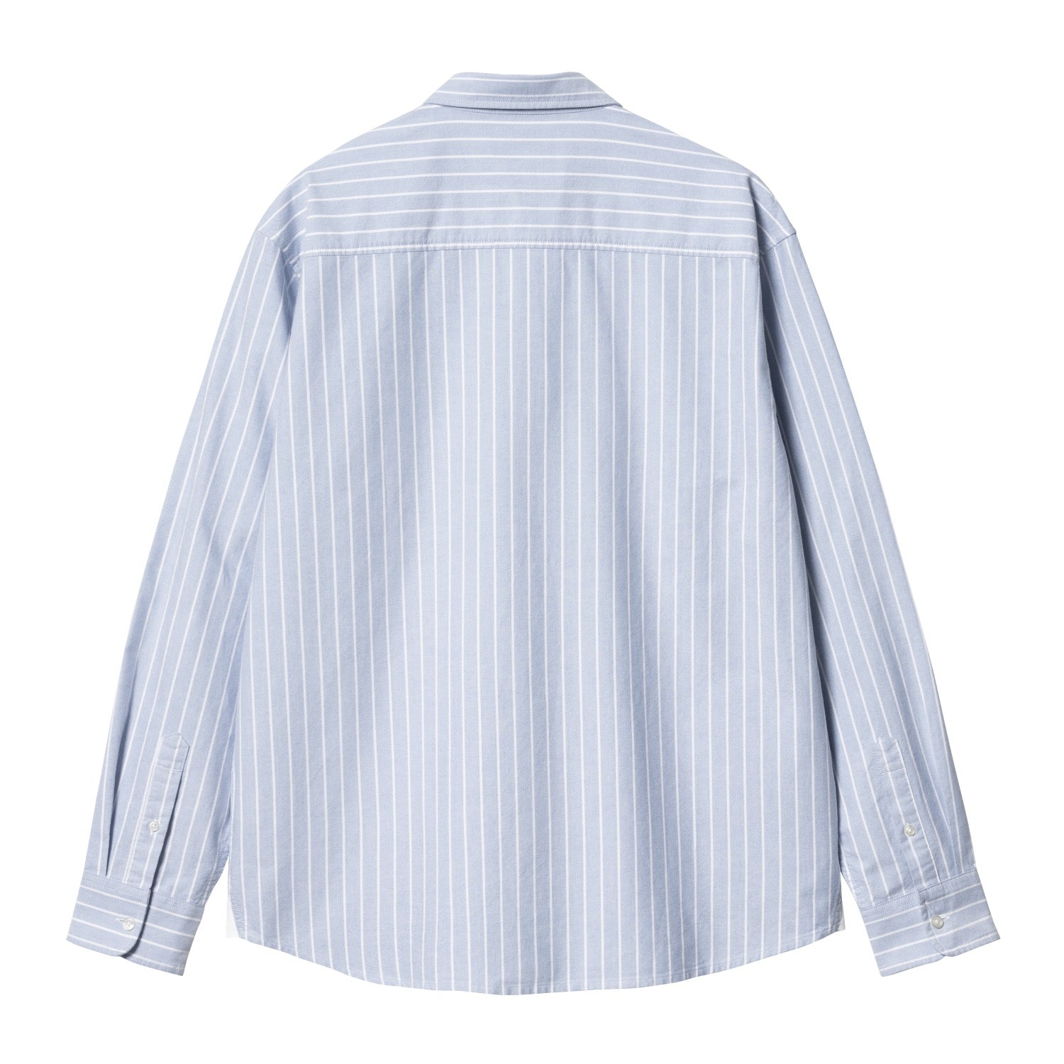 L/S DOWLEN SHIRT - Dowlen Stripe, Bleach / White