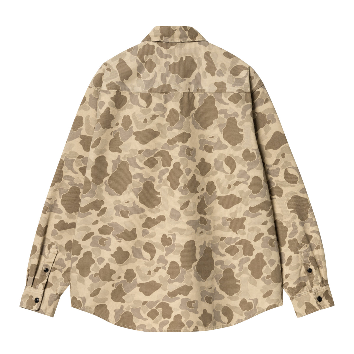 L/S DUCK SHIRT - Camo Duck, Desert (stone washed) 5