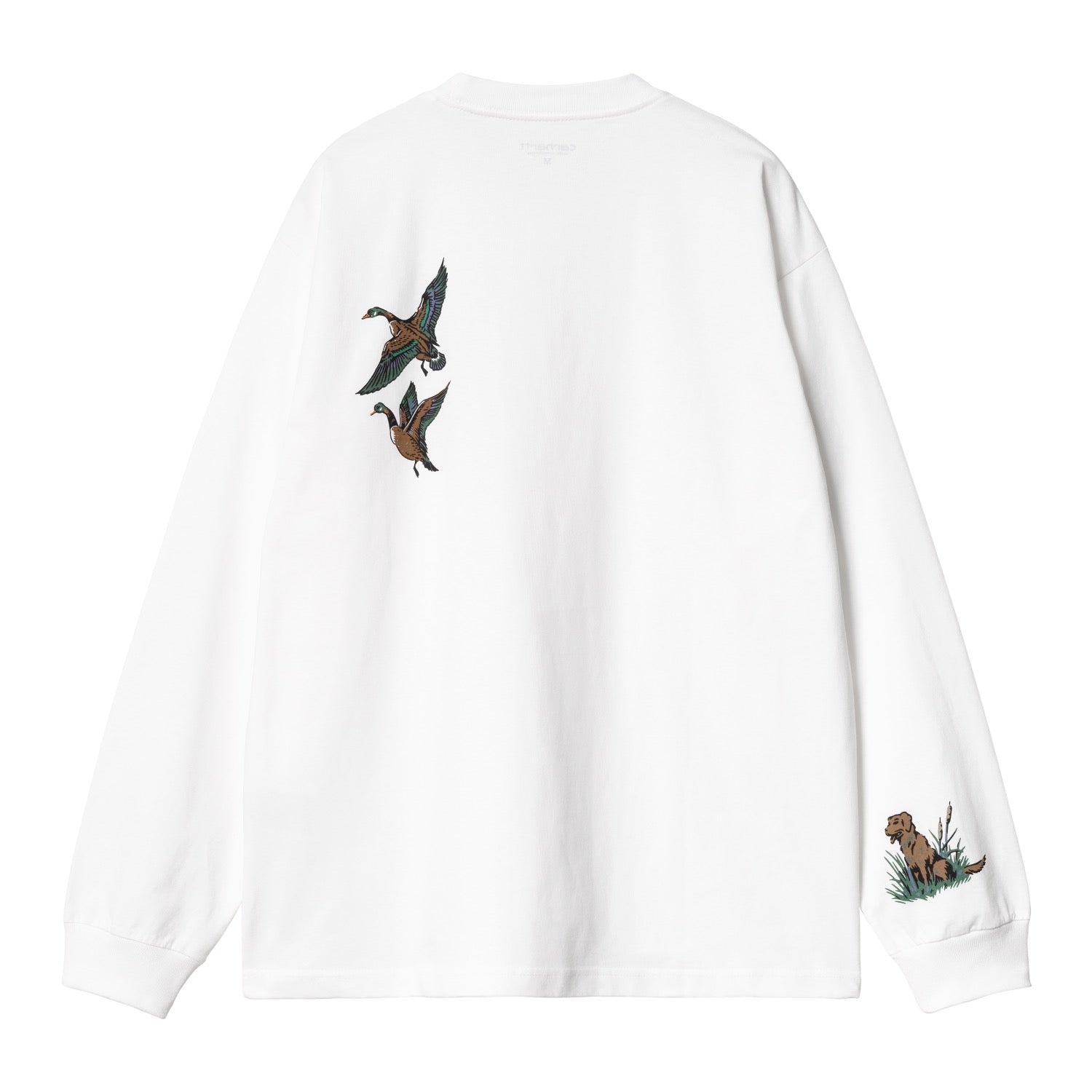 L/S DUCKS T-SHIRT - White