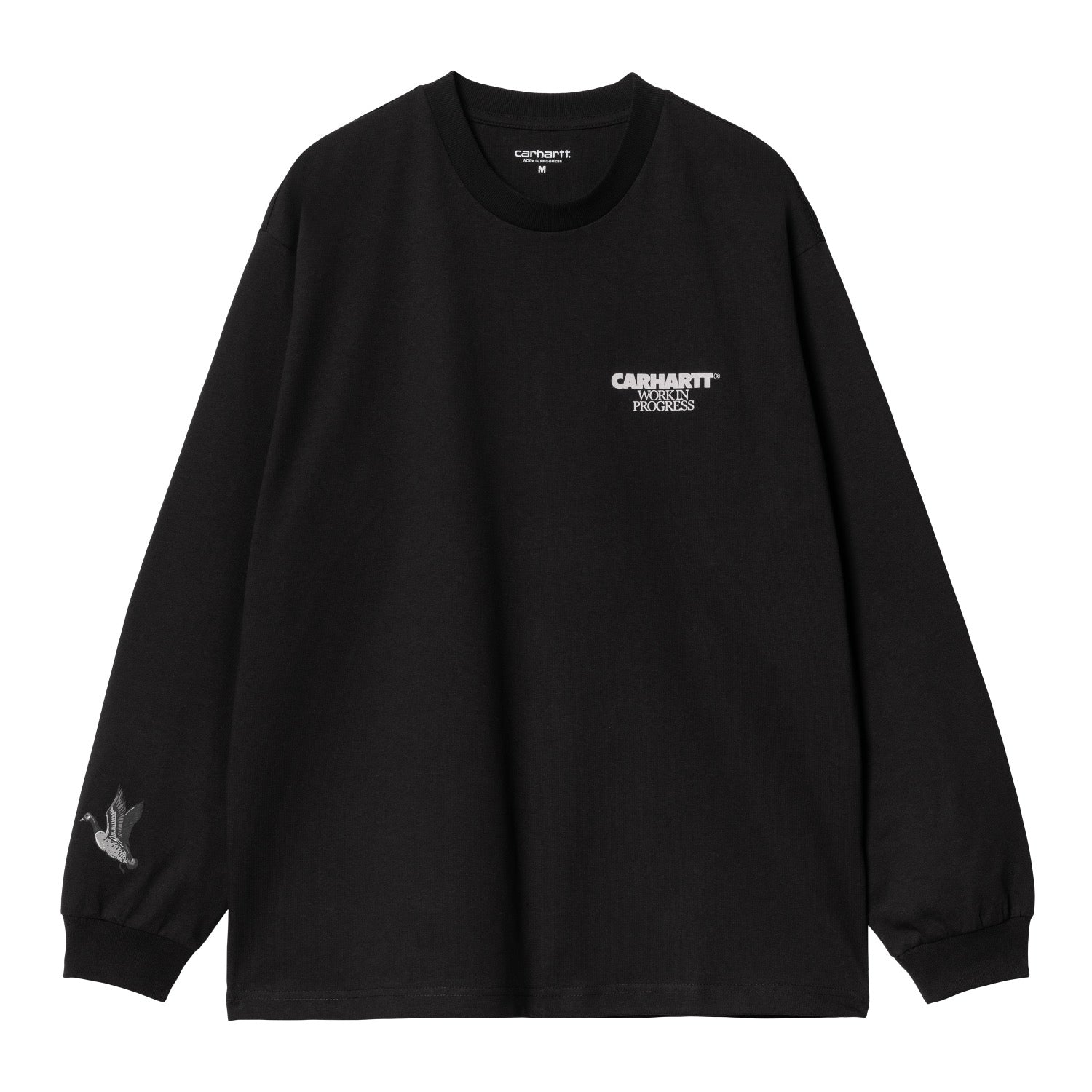 L/S DUCKS T-SHIRT - Black