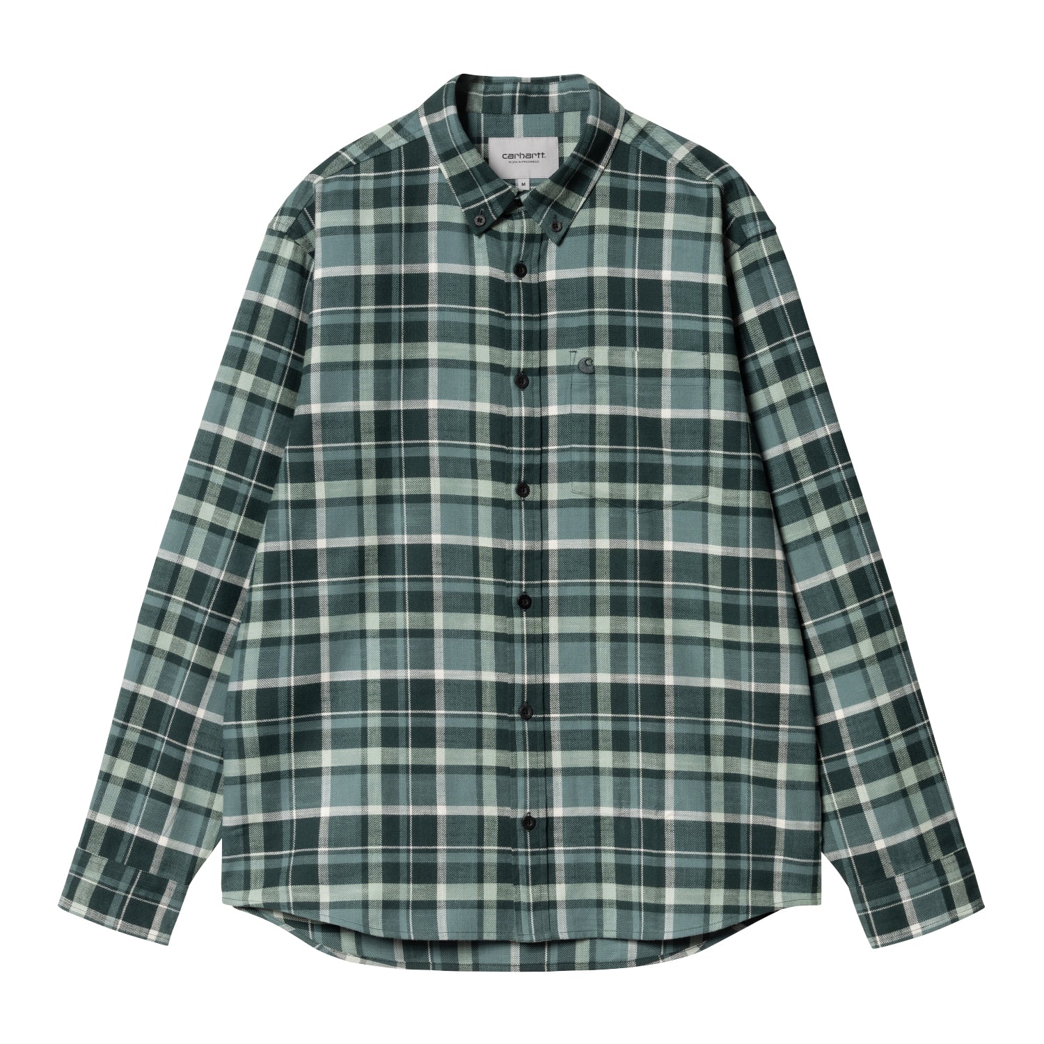 L/S FENDRICK SHIRT - Fendrick Check, Deep Lagoon