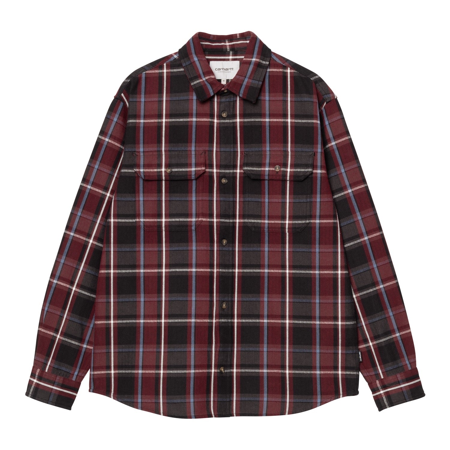 L/S HOBART SHIRT - Hobart Check, Black