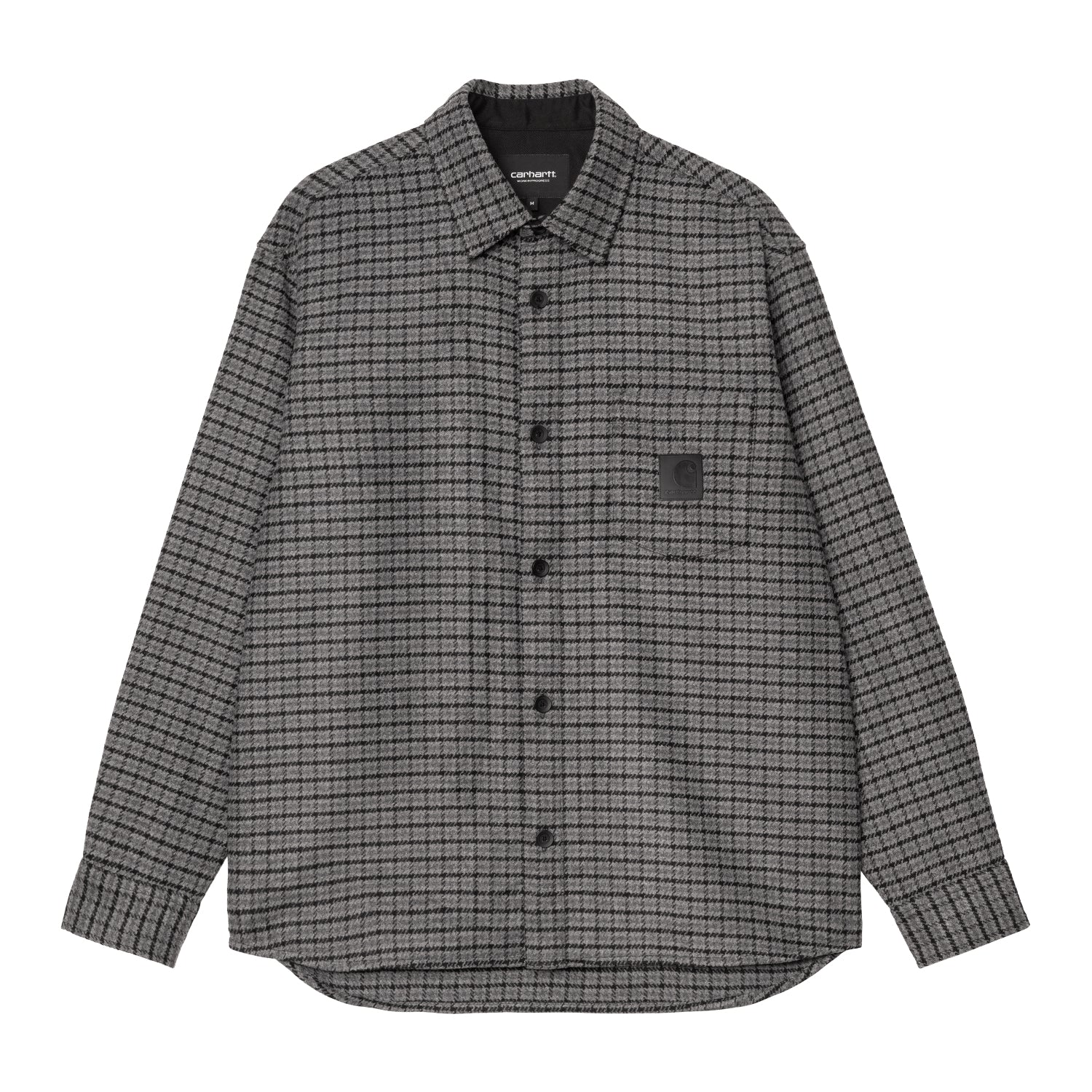 L/S LOWIS SHIRT  - Lowis Houndstooth, Grey Heather