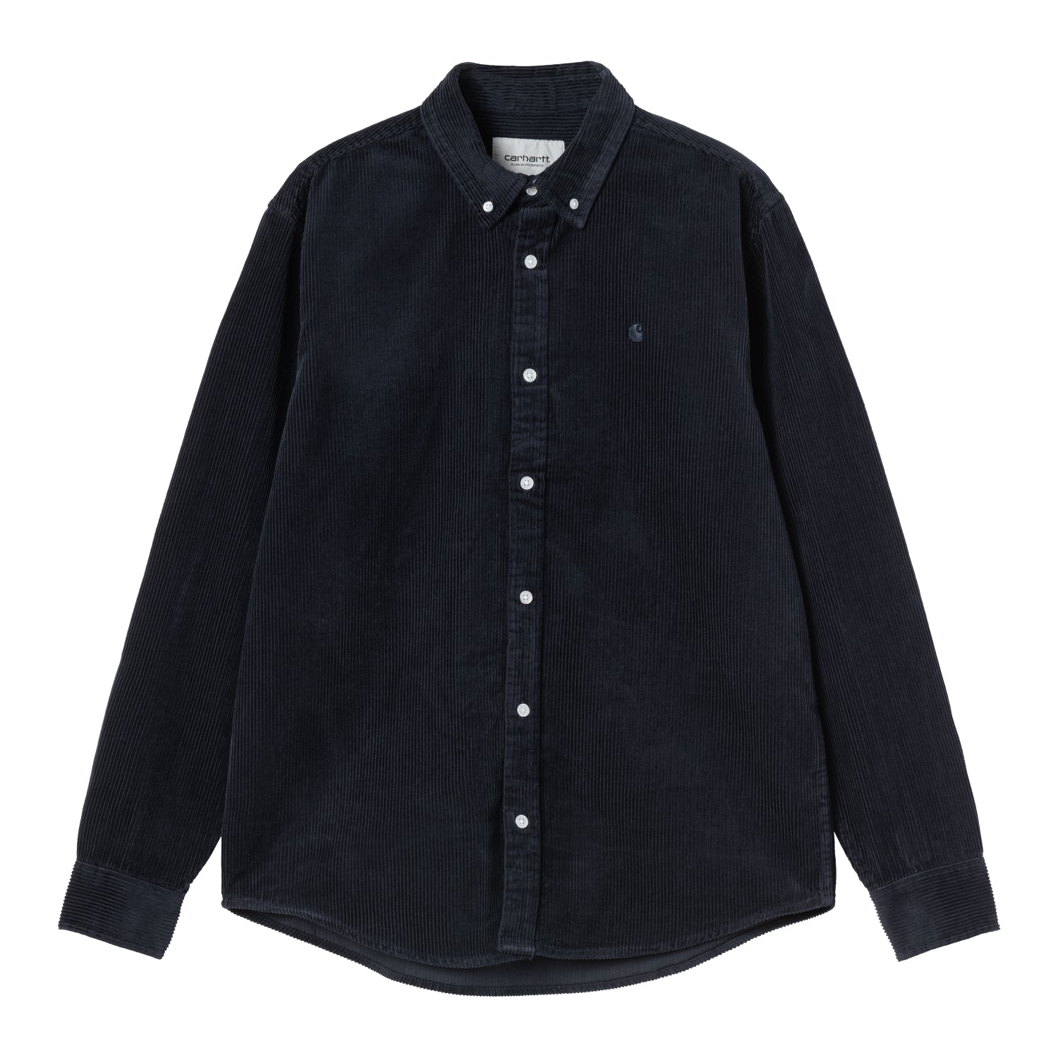 L/S MADISON CORD SHIRT - Dark Navy / Dark Navy