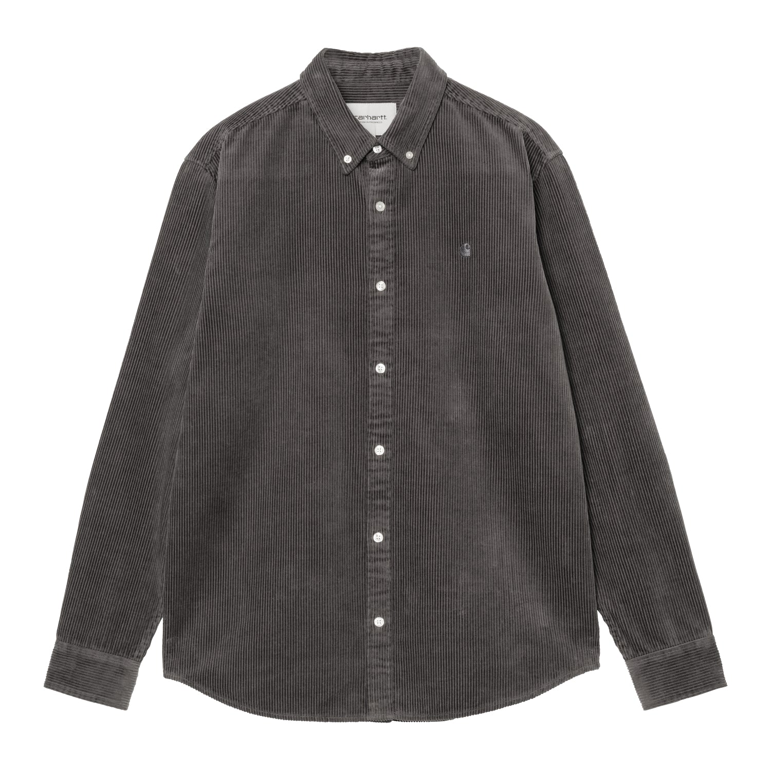 L/S MADISON CORD SHIRT - Graphite / Graphite