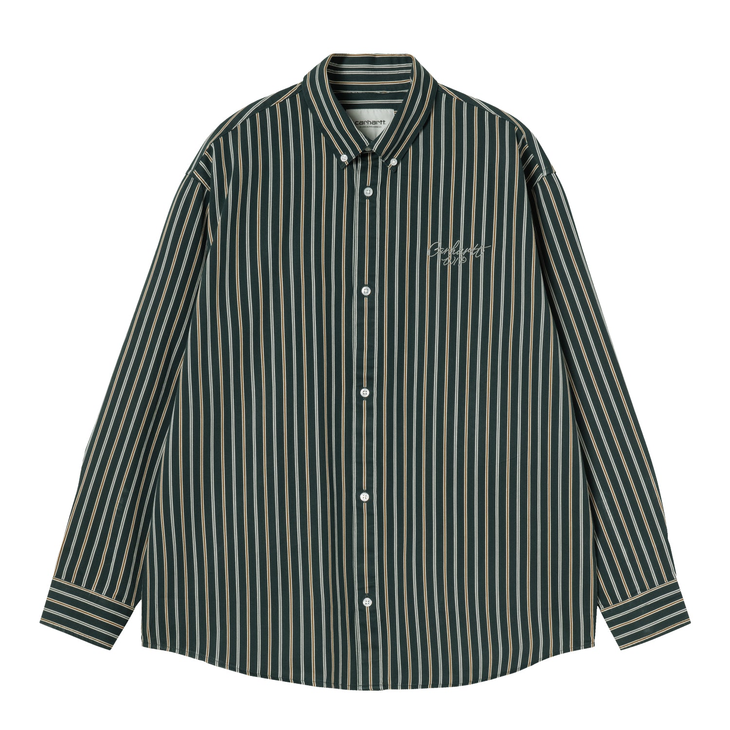 L/S PALANCE SHIRT  - Palance Stripe, Deep Lagoon