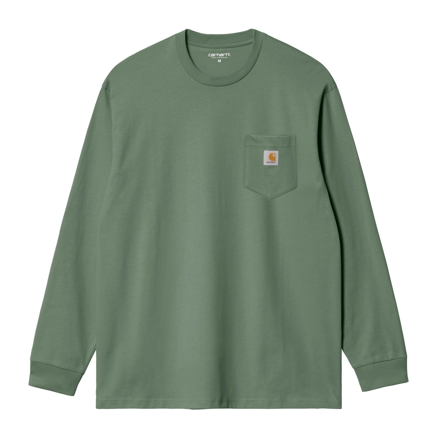 L/S POCKET T-SHIRT - Duck Green