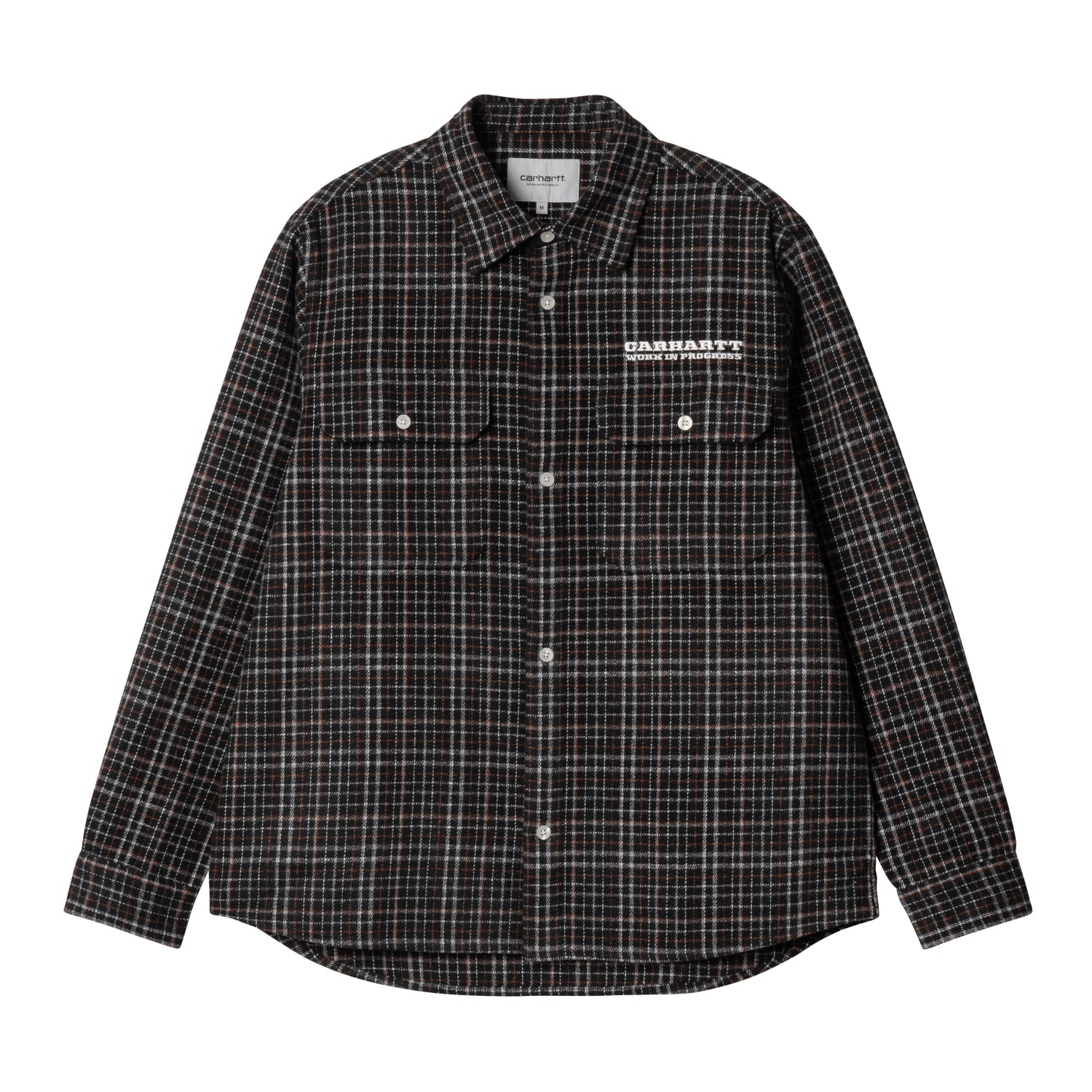 L/S RUNAWAY MILLETT SHIRT - Millett Check, Black / Wax