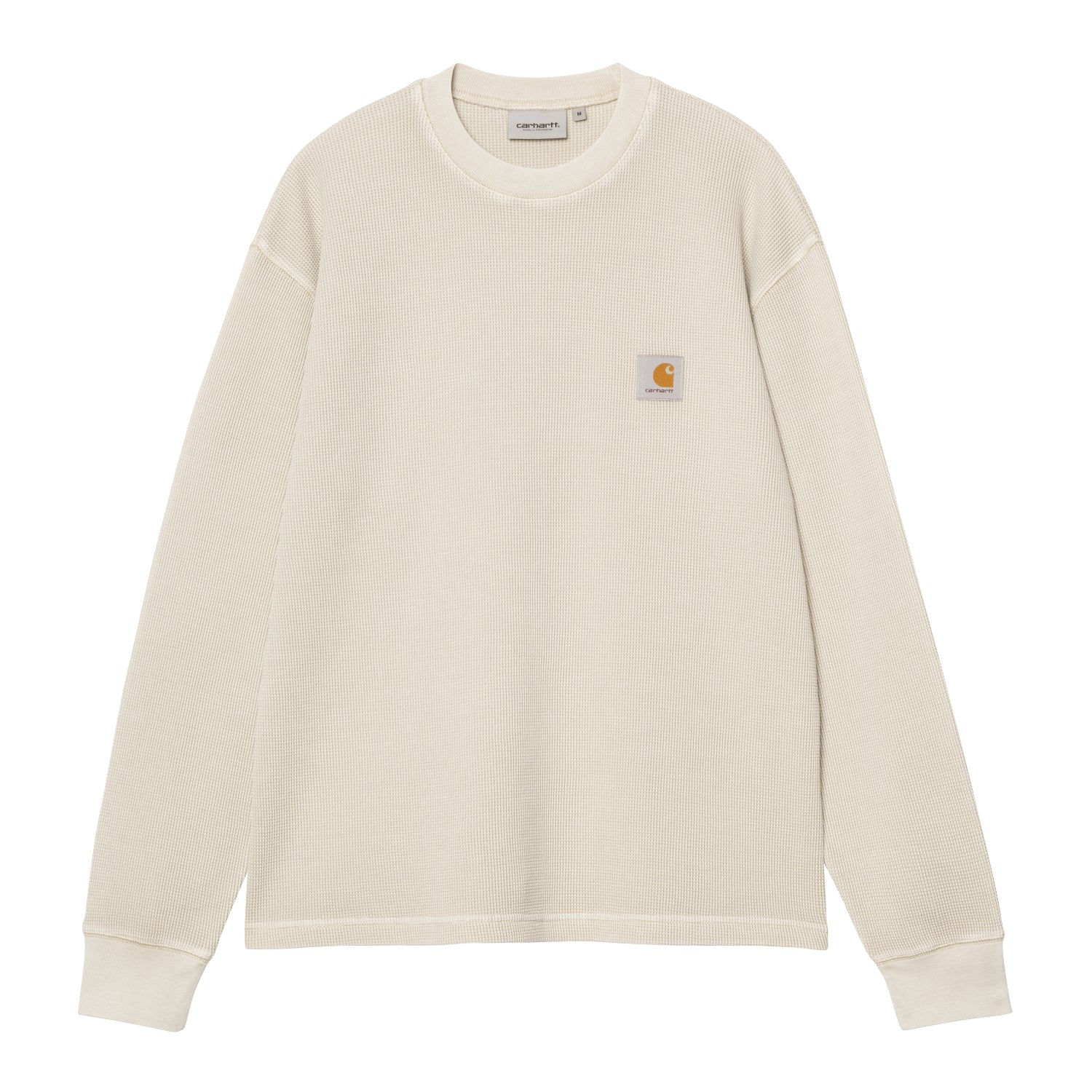 L/S VISTA WAFFLE T-SHIRT - Fleur De Sel (garment dyed)