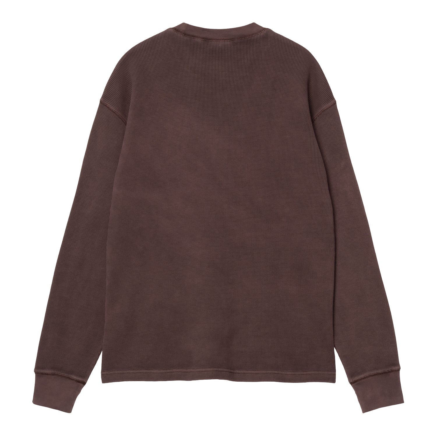 L/S VISTA WAFFLE T-SHIRT - Palisander (garment dyed)