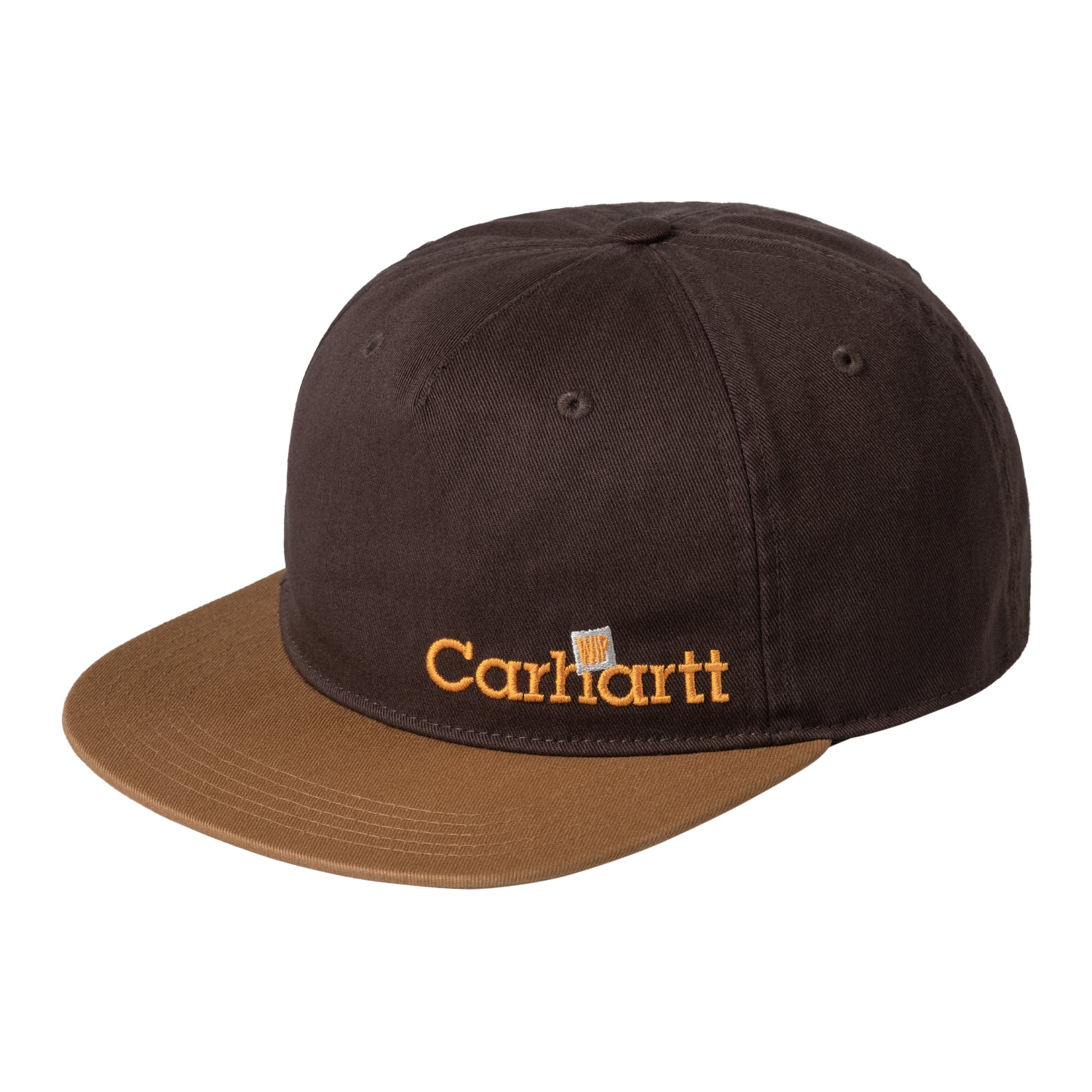 LABEL SCRIPT COACH CAP - Brown