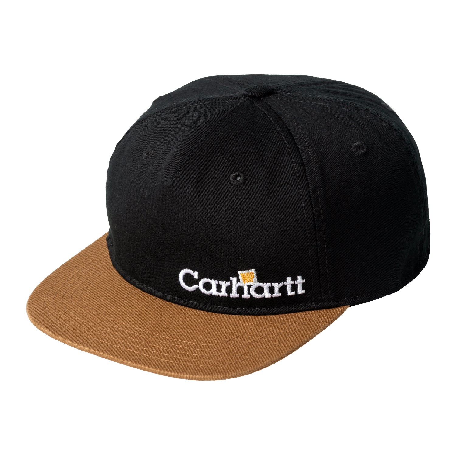 LABEL SCRIPT COACH CAP - Black