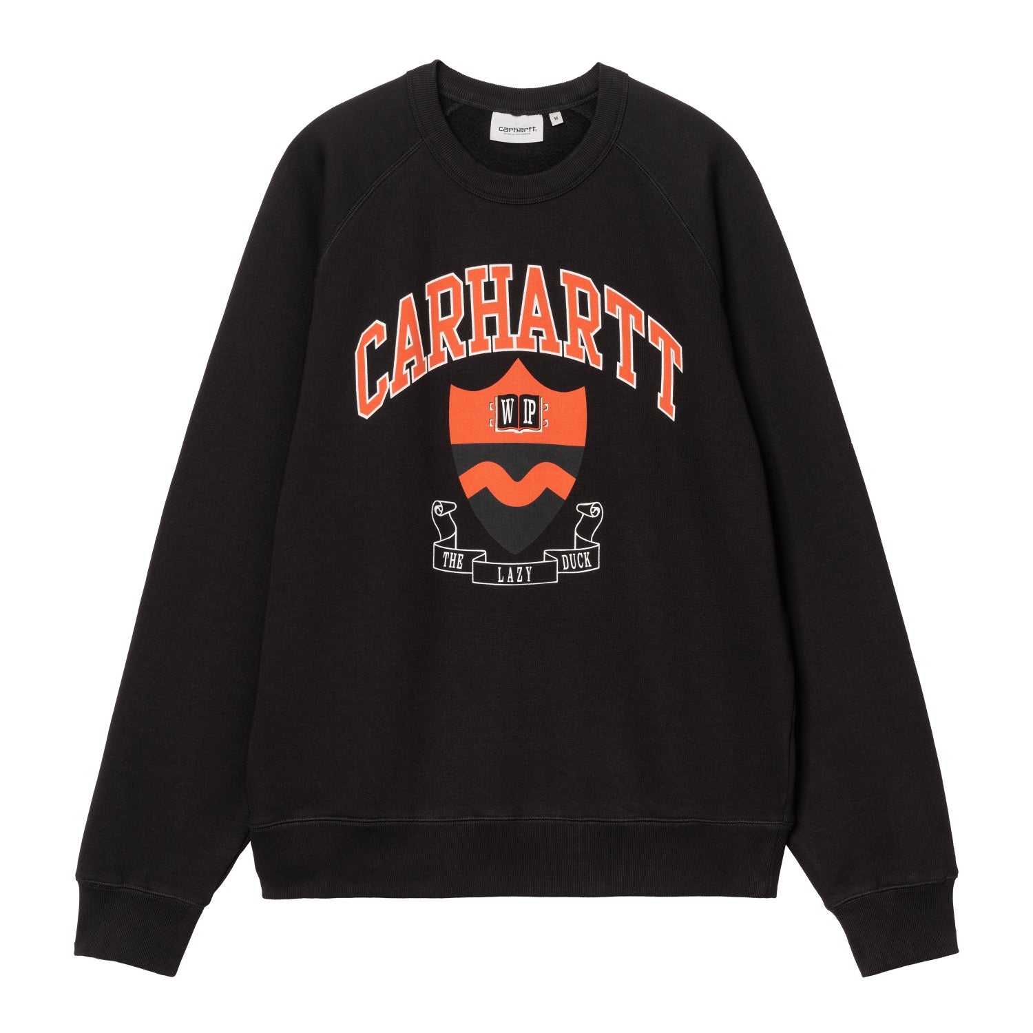 LAZY DUCK ACADEMY SWEAT - Black 1