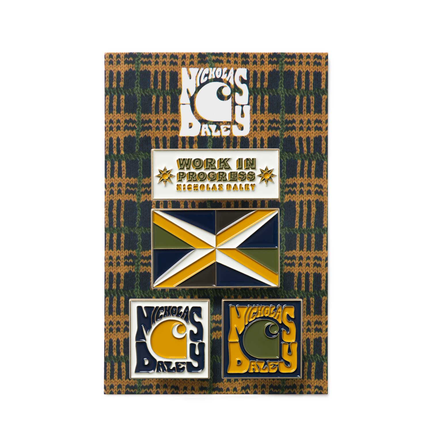 NICHOLAS DALEY ENAMEL PIN BADGES - Multicolor