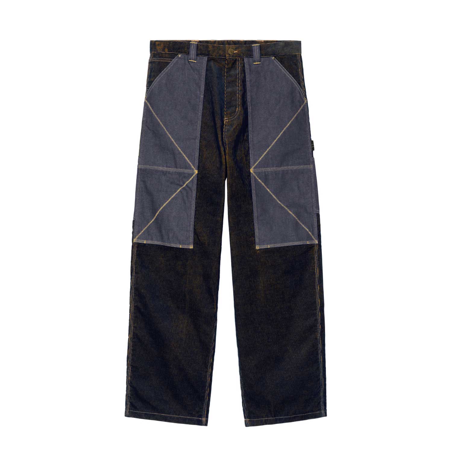 NICHOLAS DALEY OG DOUBLE KNEE PANT - ND Dark Navy / Mustard