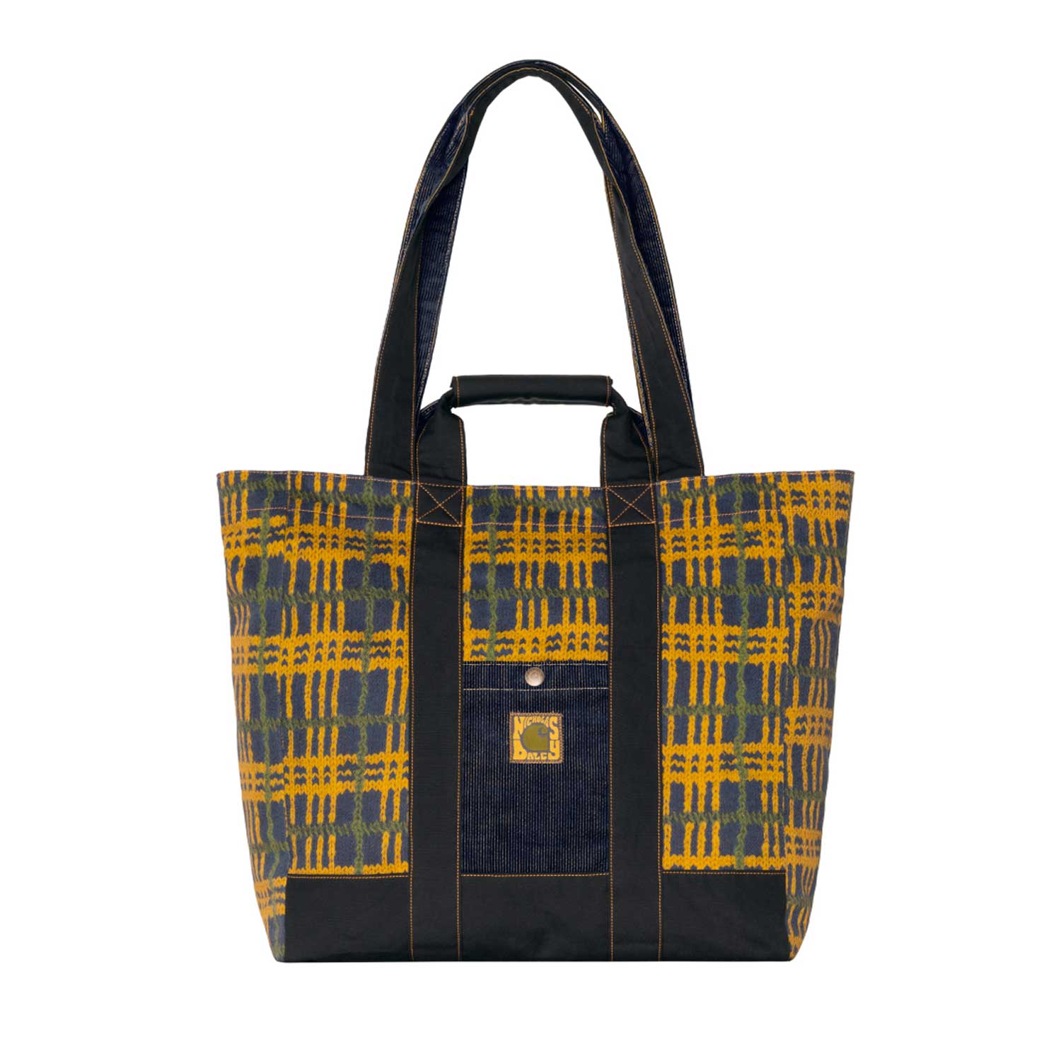 NICHOLAS DALEY RECORD BAG - ND Tartan Print