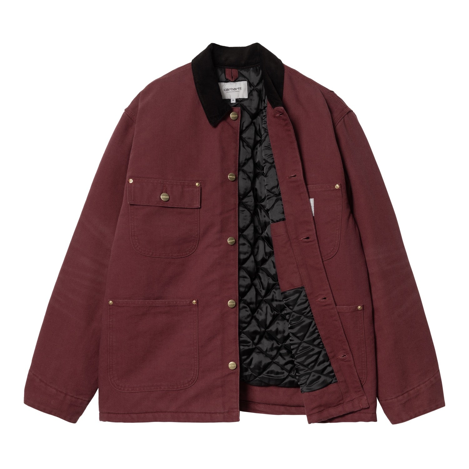 OG CHORE COAT - Malbec / Black (aged canvas)