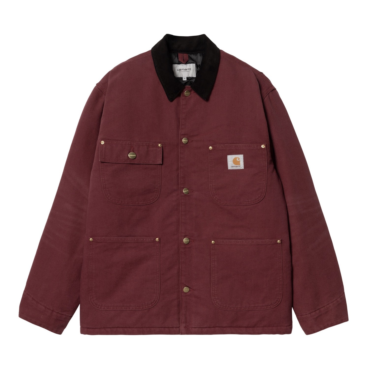 OG CHORE COAT - Malbec / Black (aged canvas)