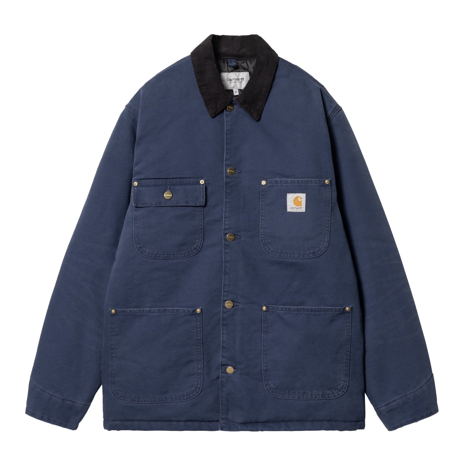 OG CHORE COAT - Air Force Blue / Black (aged canvas)