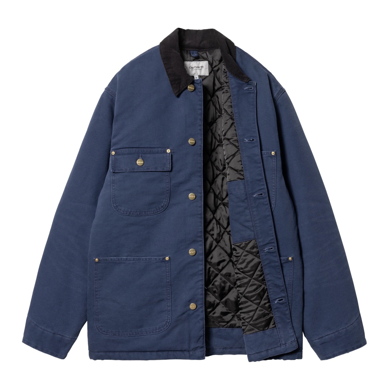 OG CHORE COAT - Air Force Blue / Black (aged canvas)