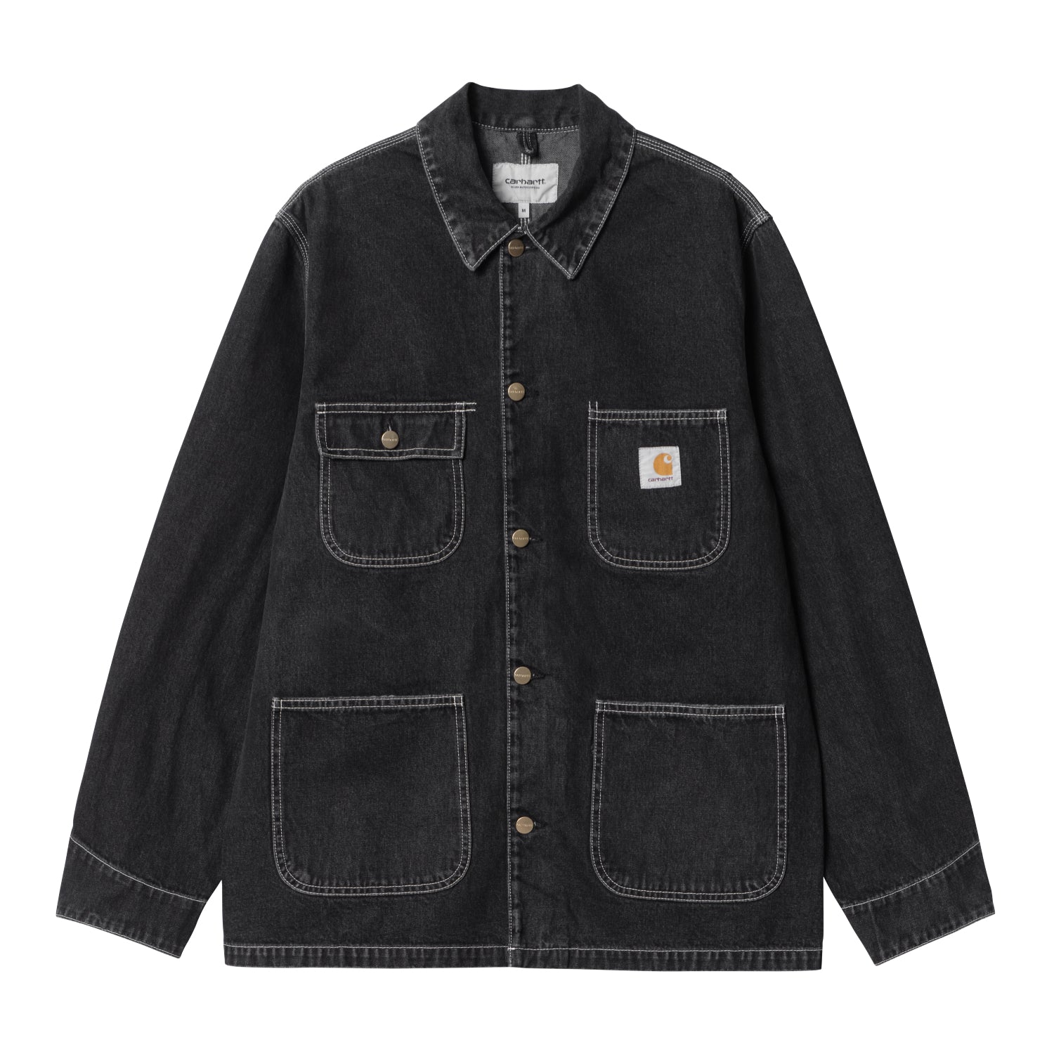 OG CHORE COAT - Black (stone washed)