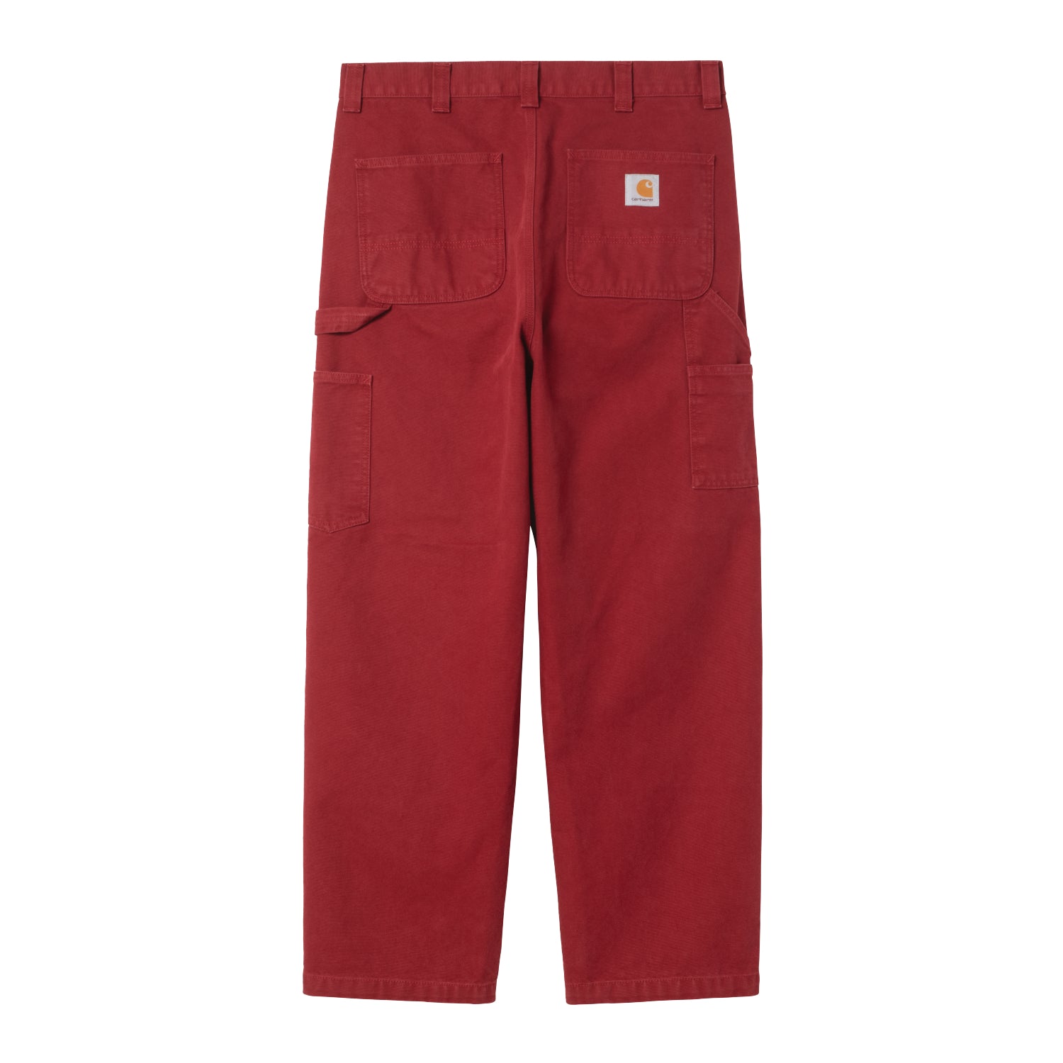 OG DOUBLE KNEE PANT  - Scarlet (stone washed)