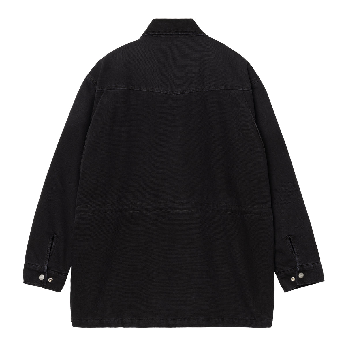 OG SANTA FE COAT - Black / Black (stone canvas) 8