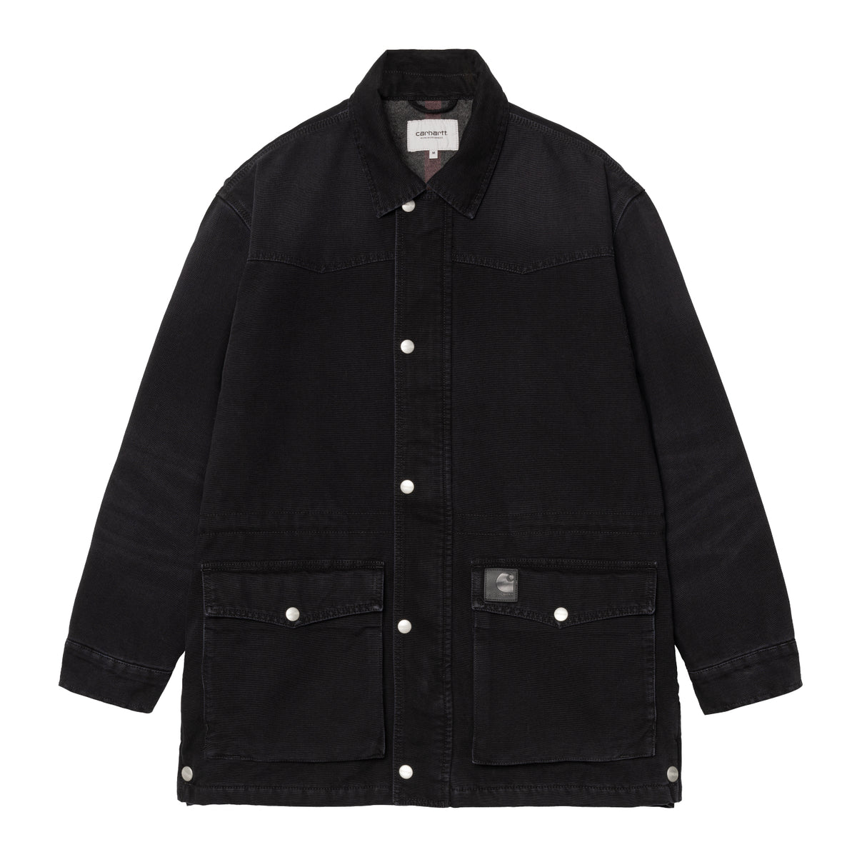 OG SANTA FE COAT - Black / Black (stone canvas) 1