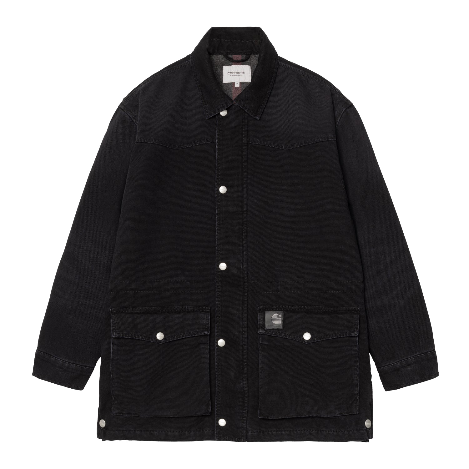 OG SANTA FE COAT - Black / Black (stone canvas)