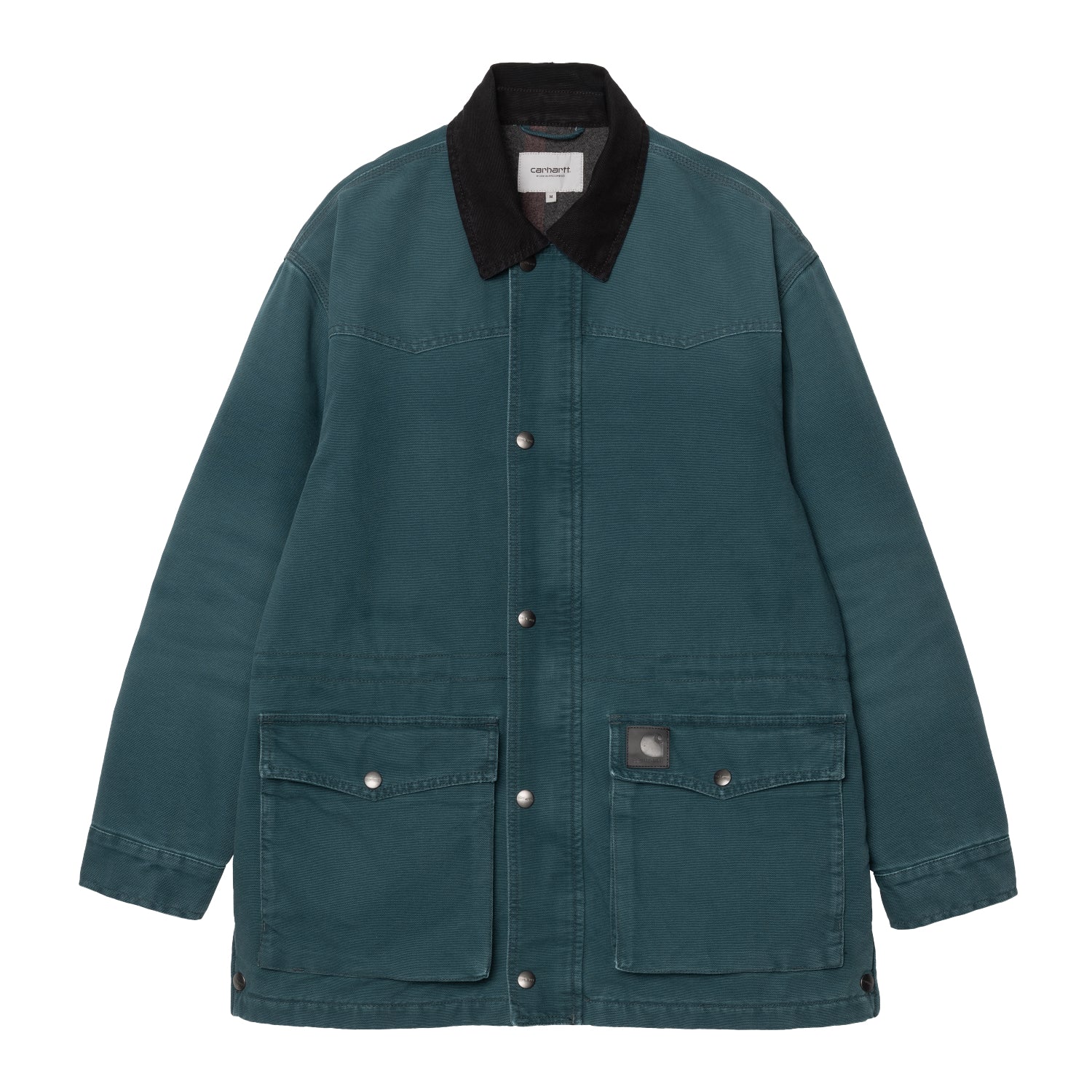 OG SANTA FE COAT - Deep Lagoon / Black (stone canvas)