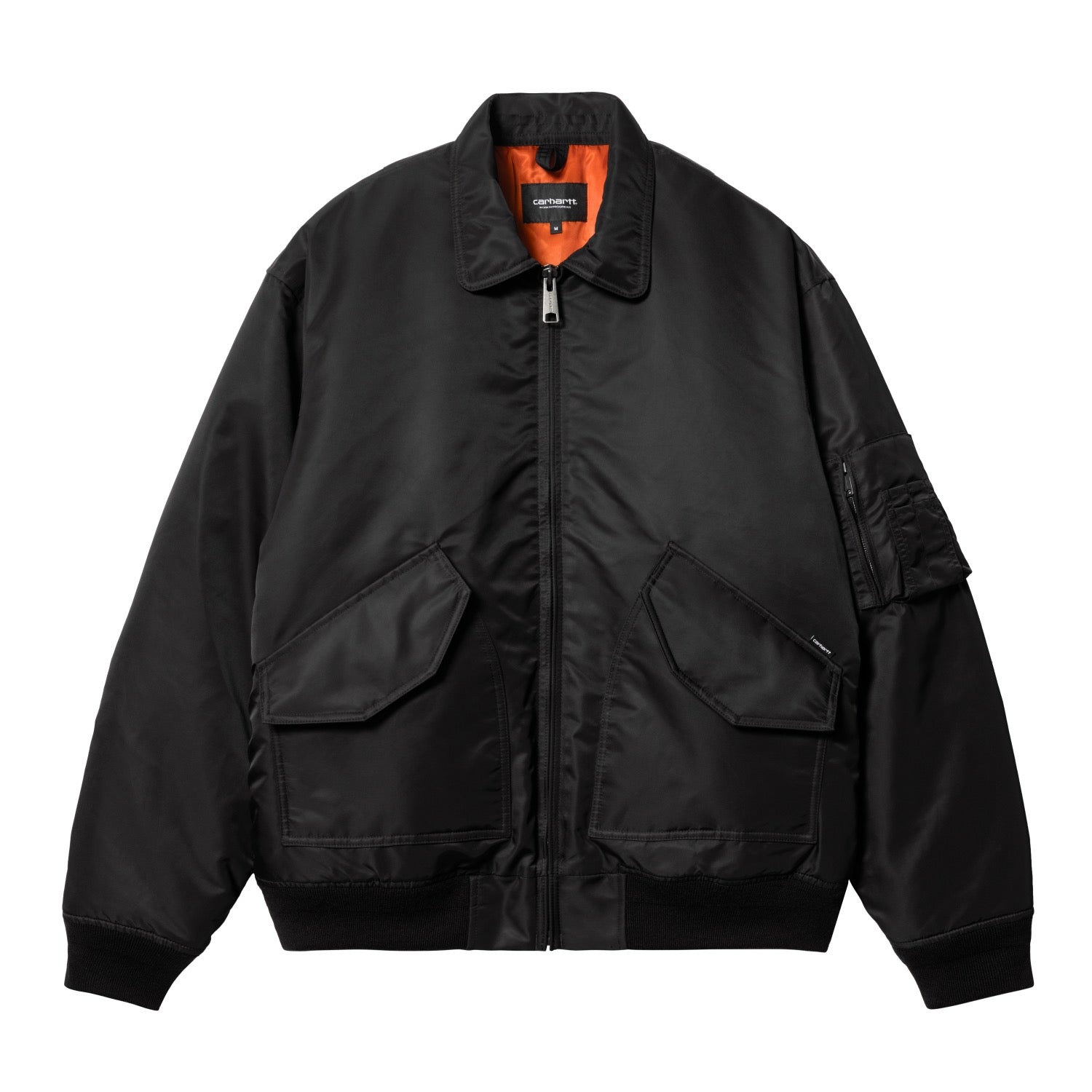 OLTEN BOMBER - Black / Turmeric