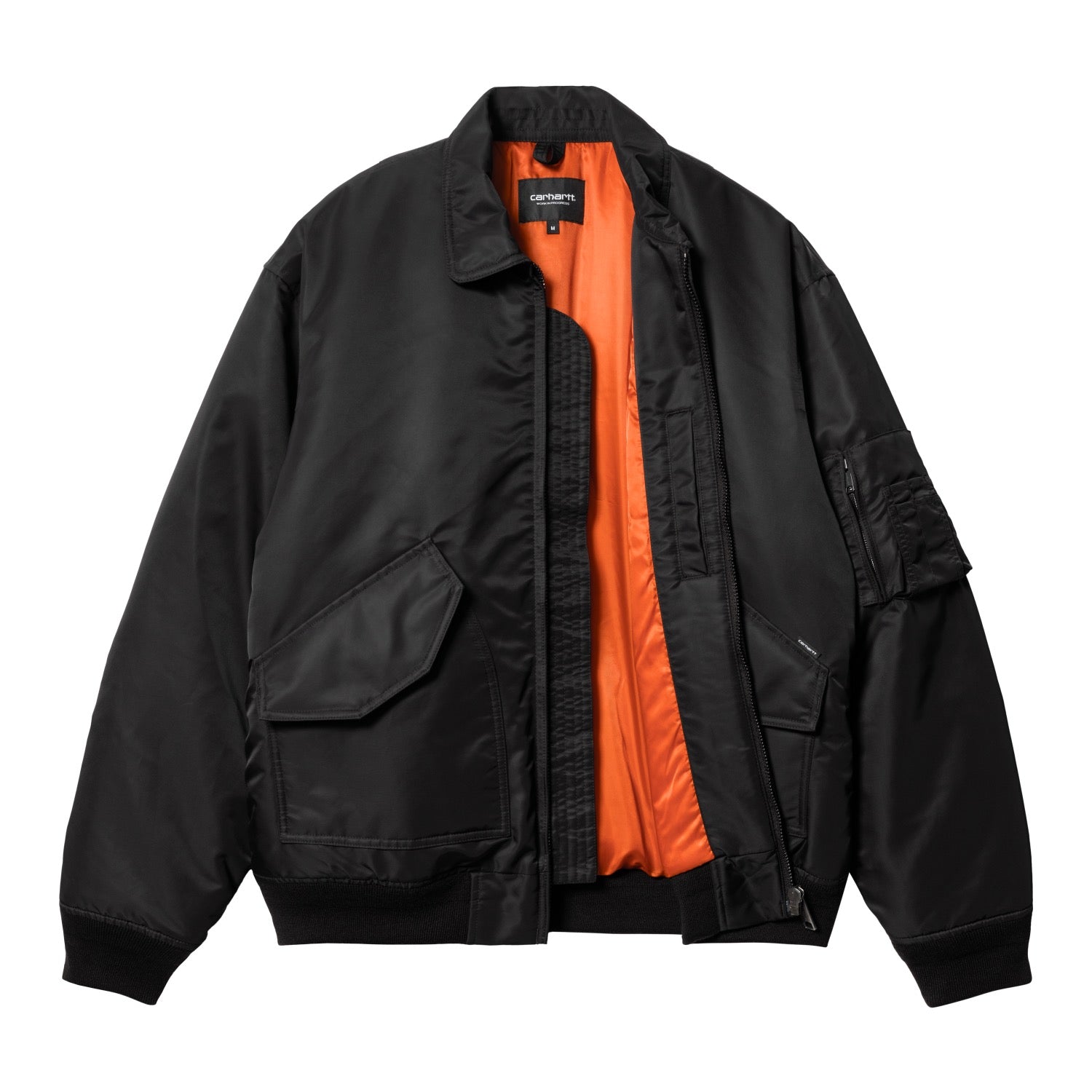 OLTEN BOMBER - Black / Turmeric