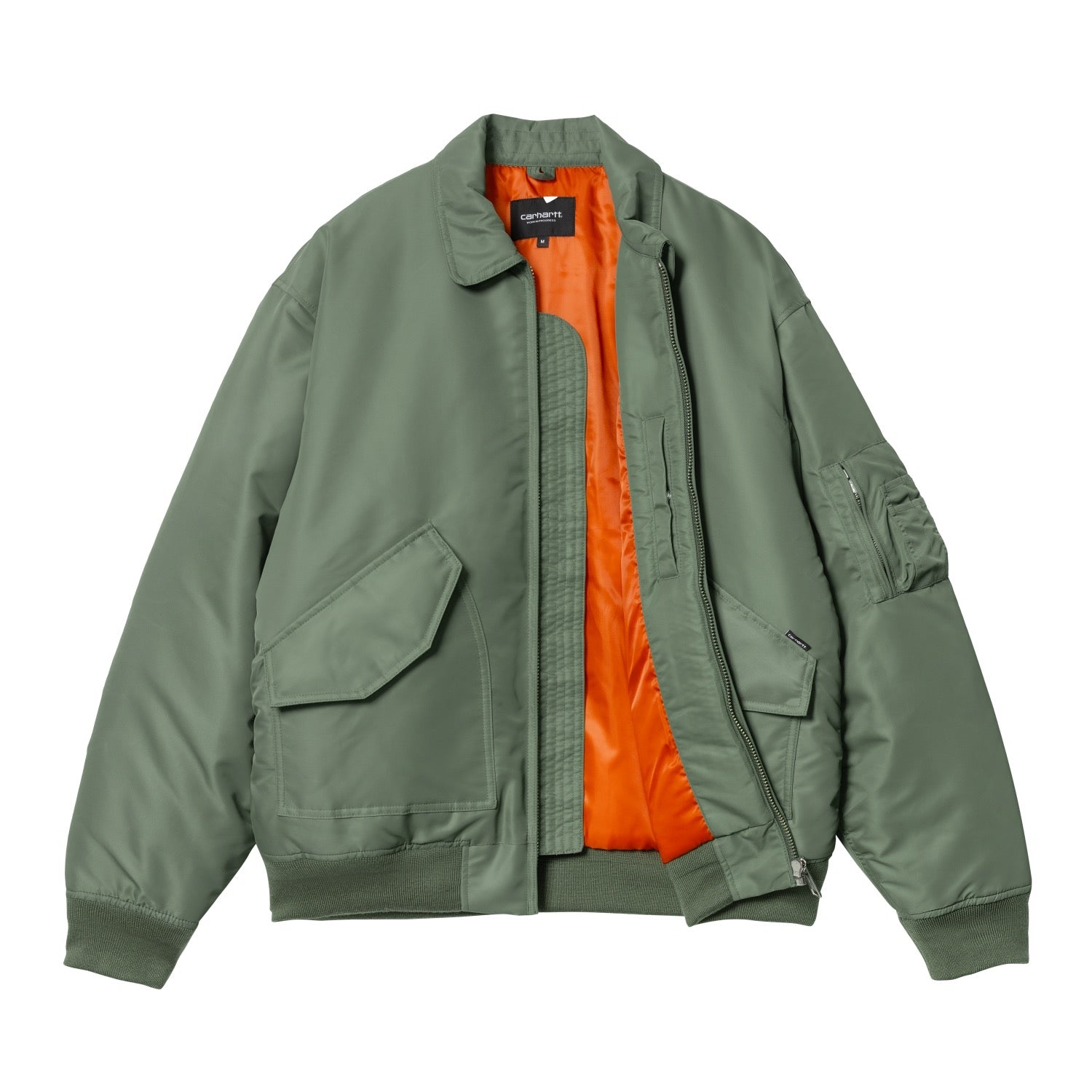 OLTEN BOMBER - Duck Green / Turmeric