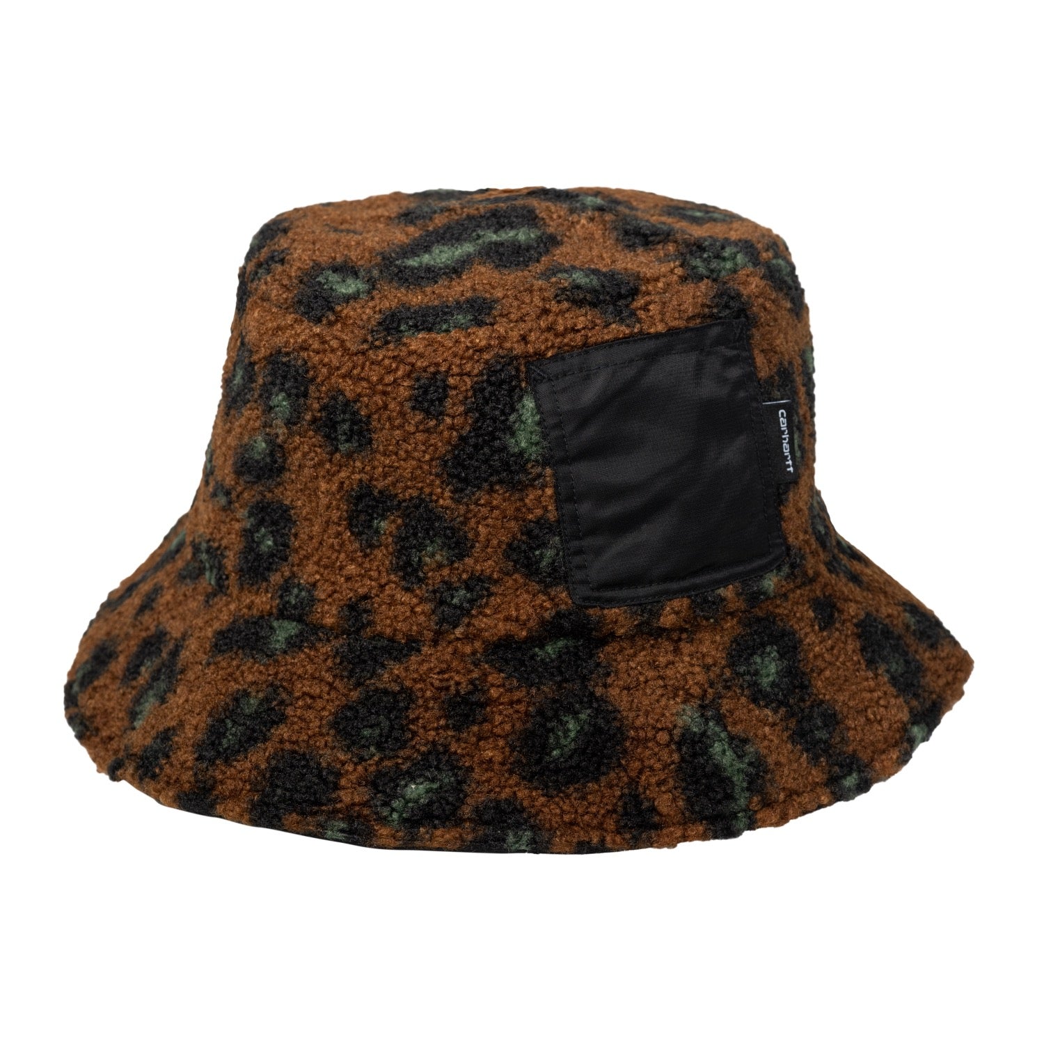 ORLA BUCKET HAT - Camo Leo Jacquard, Tamarind / Black