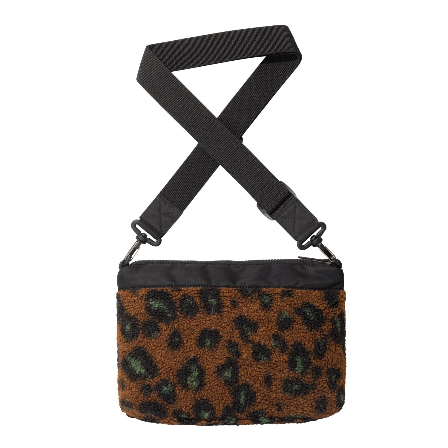 ORLA STRAP BAG - Camo Leo Jacquard Tamarind / Black