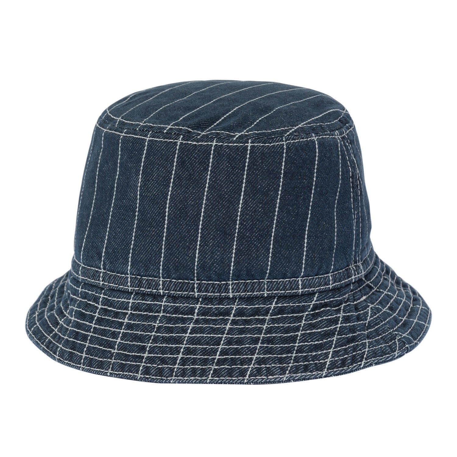 ORLEAN BUCKET HAT - Orlean Stripe, Blue / White (stone washed)