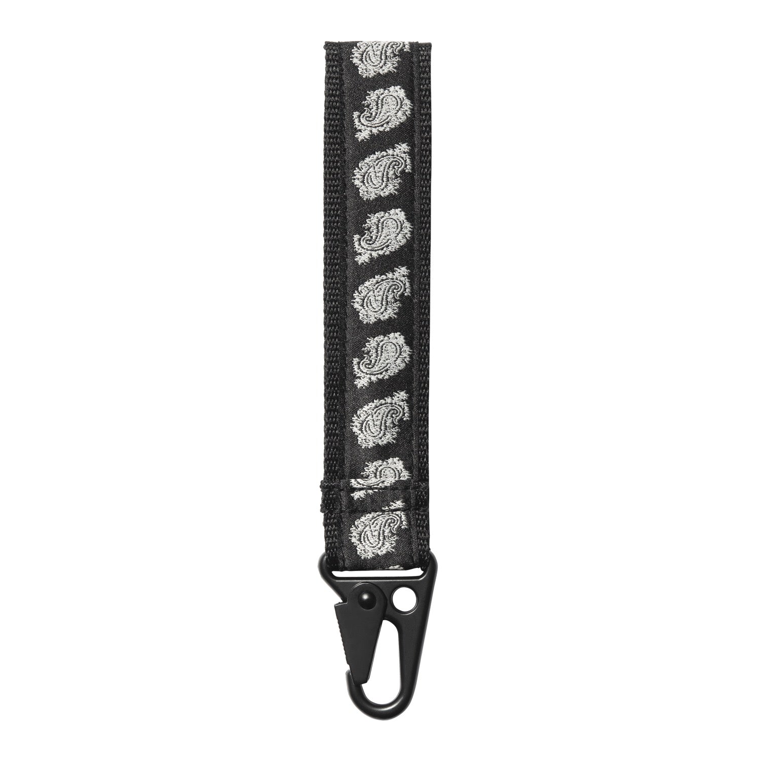 PAISLEY KEYHOLDER - Paisley Jacquard, Black