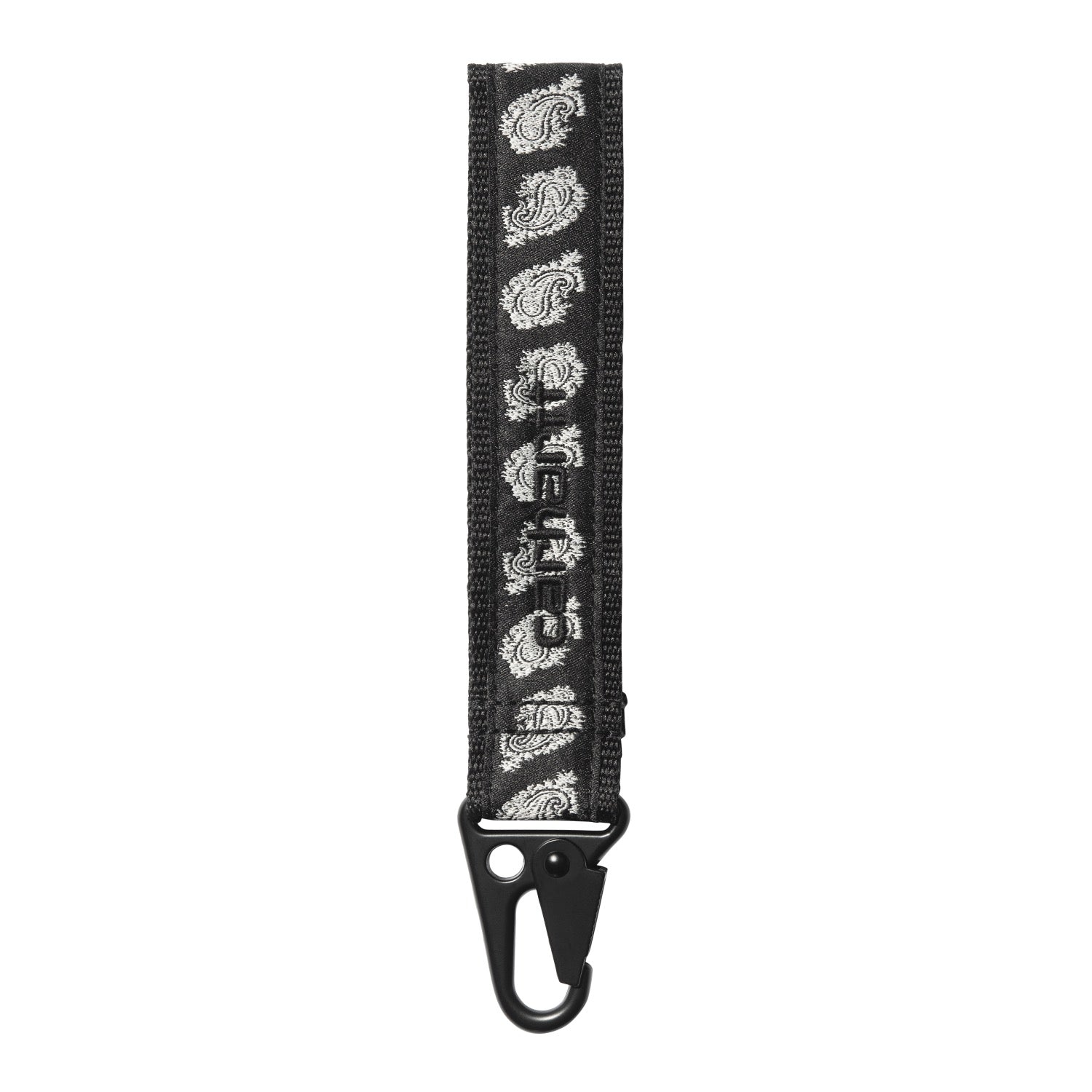 PAISLEY KEYHOLDER - Paisley Jacquard, Black