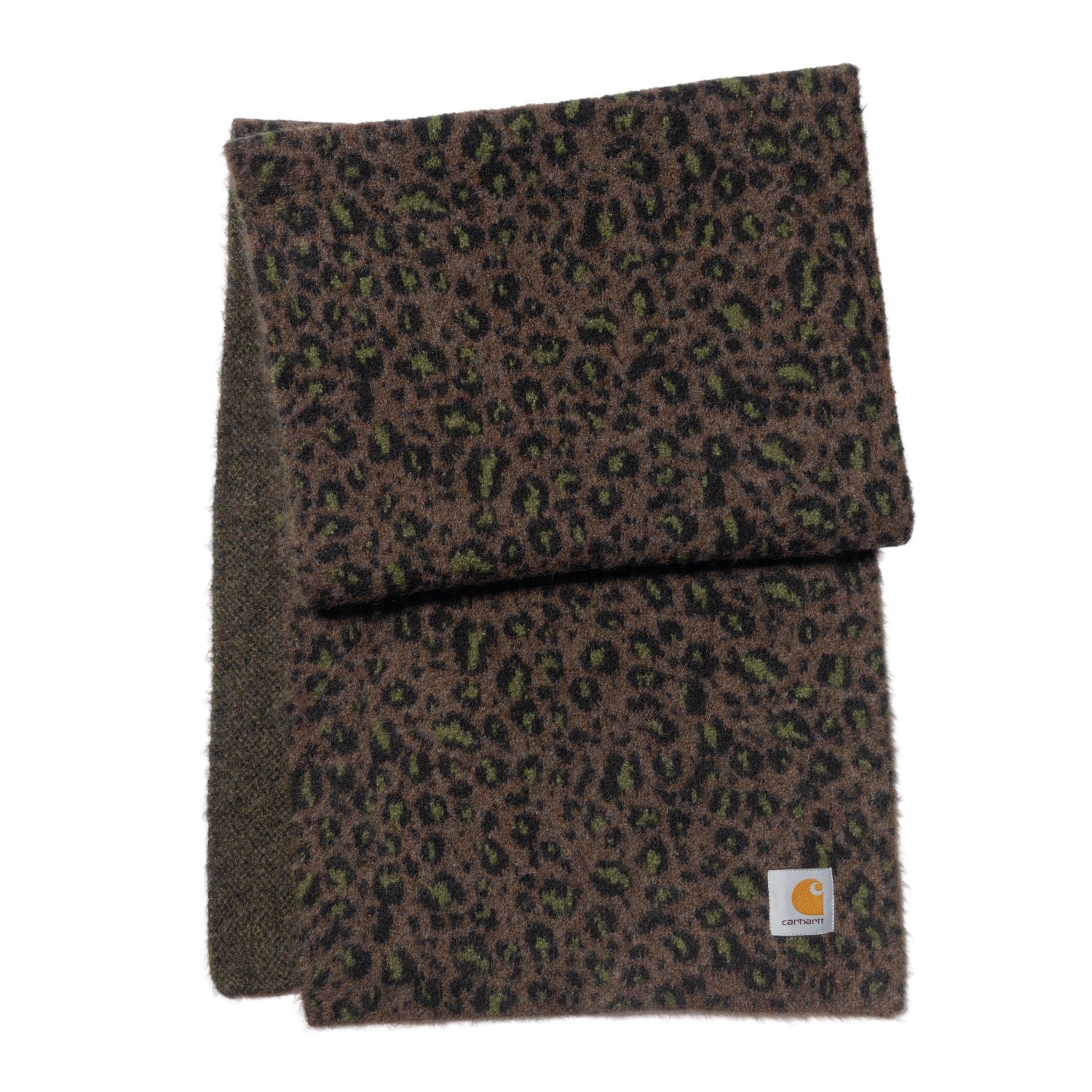 PALMER SCARF - Camo Leo Jacquard, Tamarind