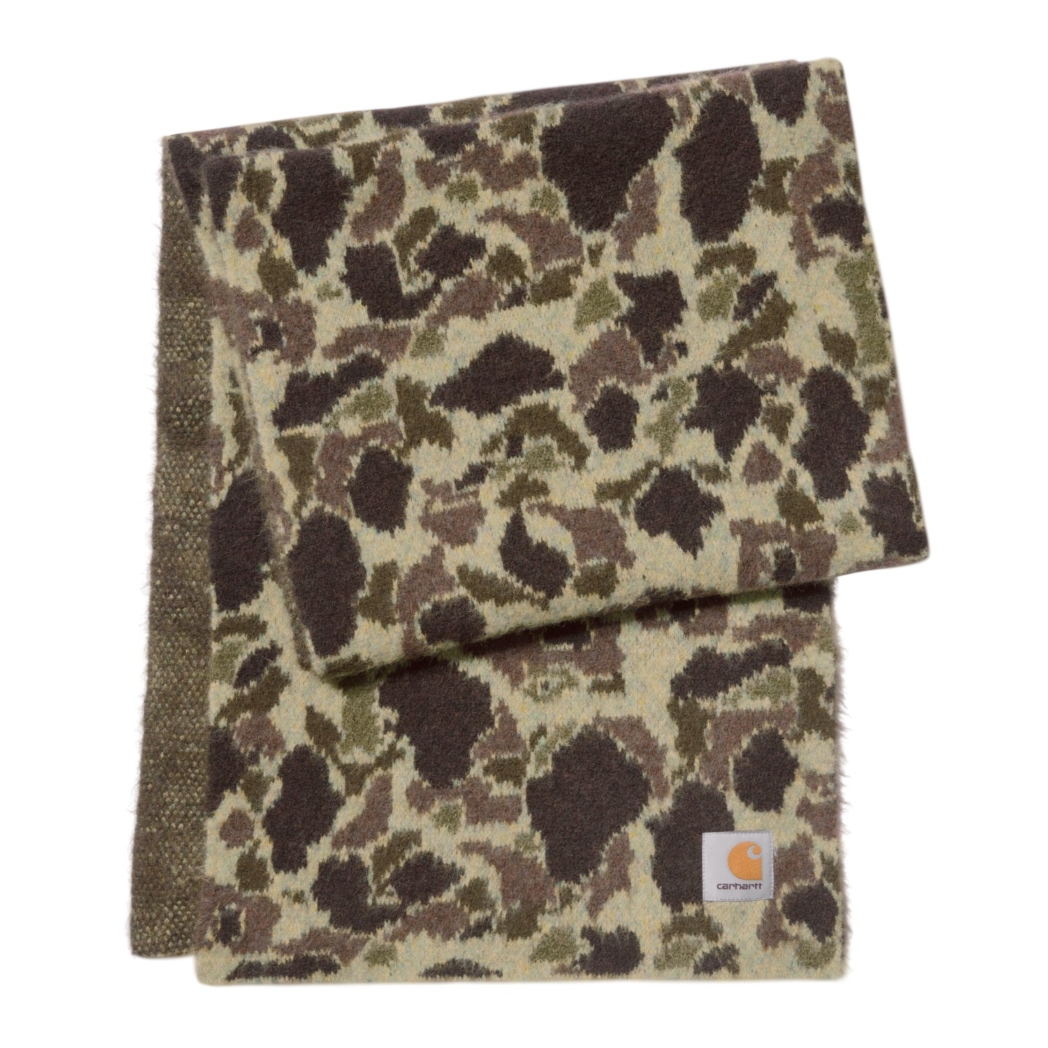 PALMER SCARF - Camo Duck Jacquard, Green