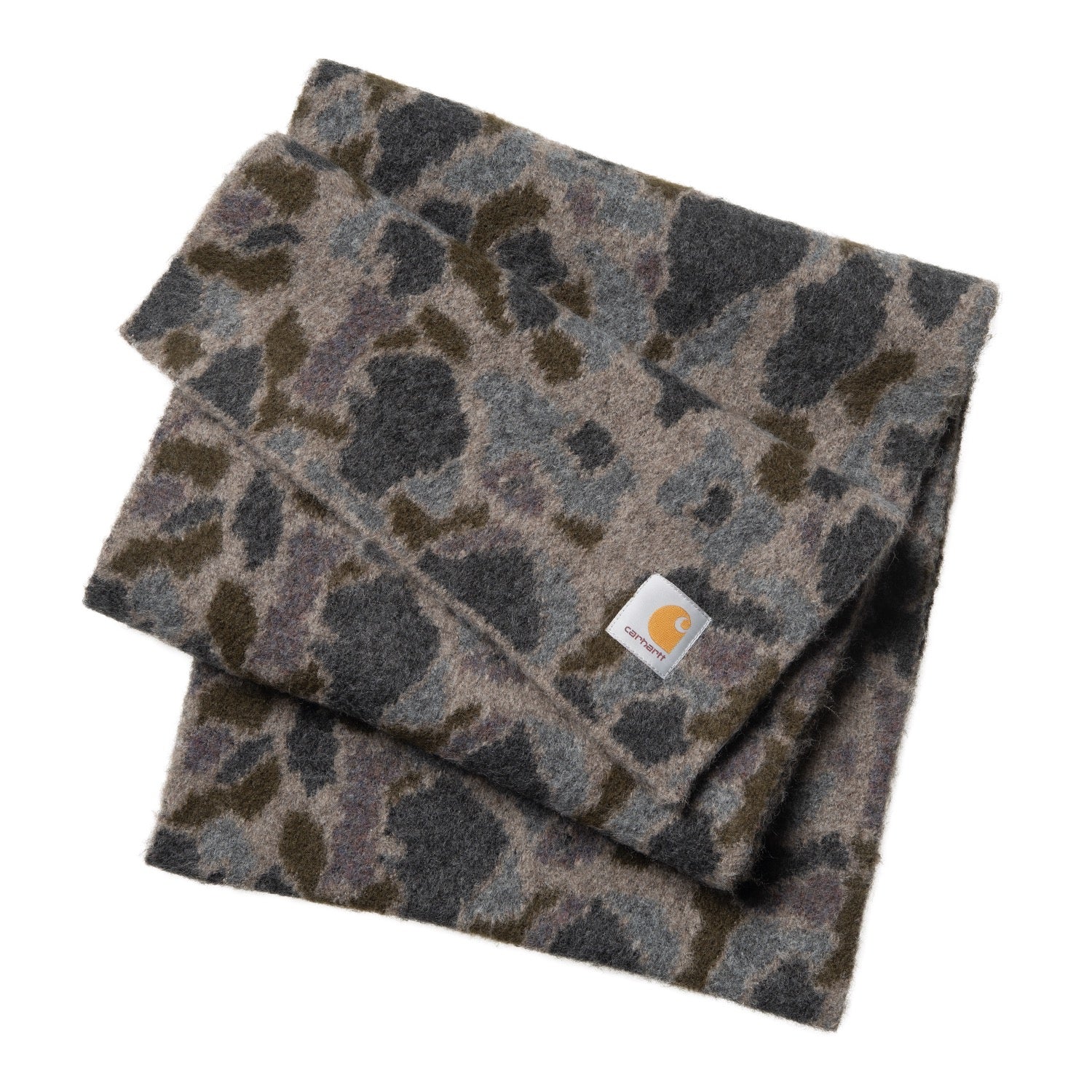 PALMER SCARF - Camo Duck Jacquard, Grey