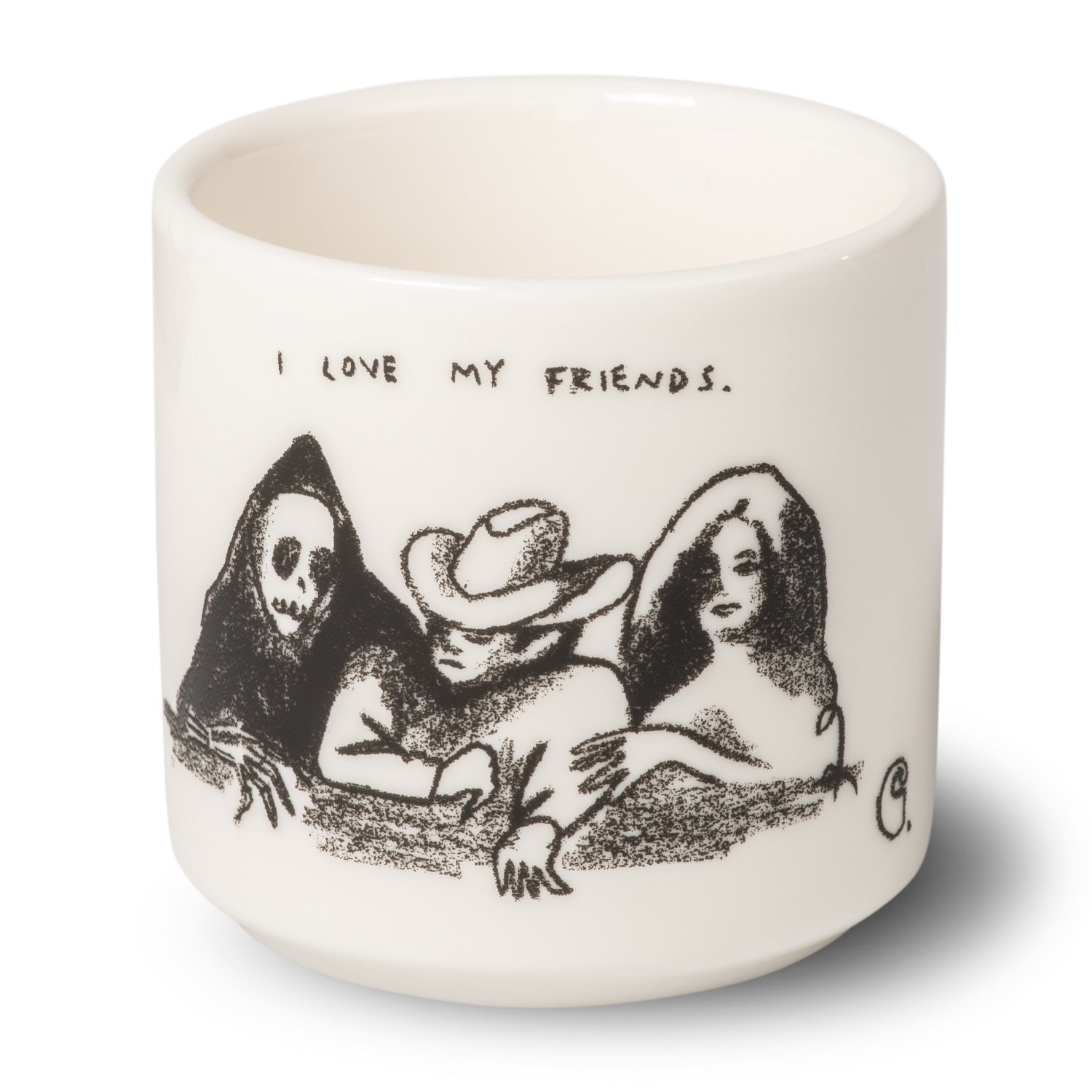 PEPE FRIENDS MUG - White / Black