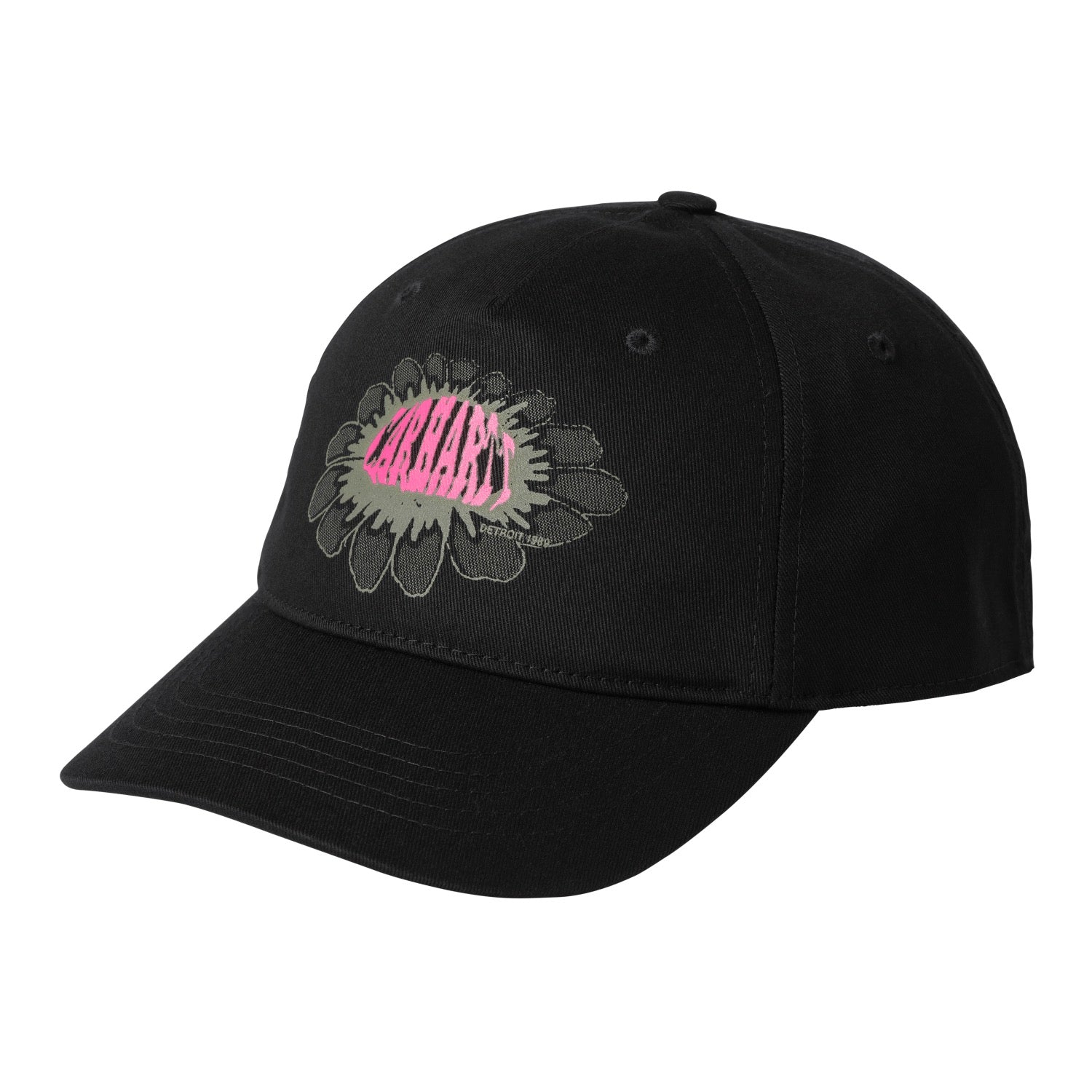 PIXEL FLOWER CAP - Black